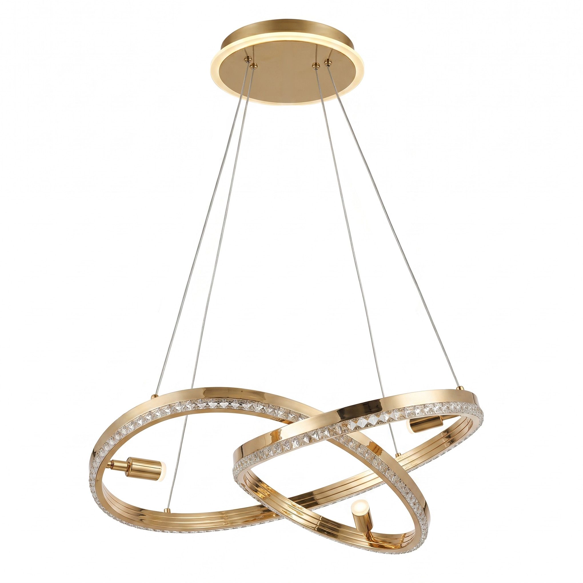 Toolight G158-CP závěsné stropní svítidlo LED, Zlatá lesklá