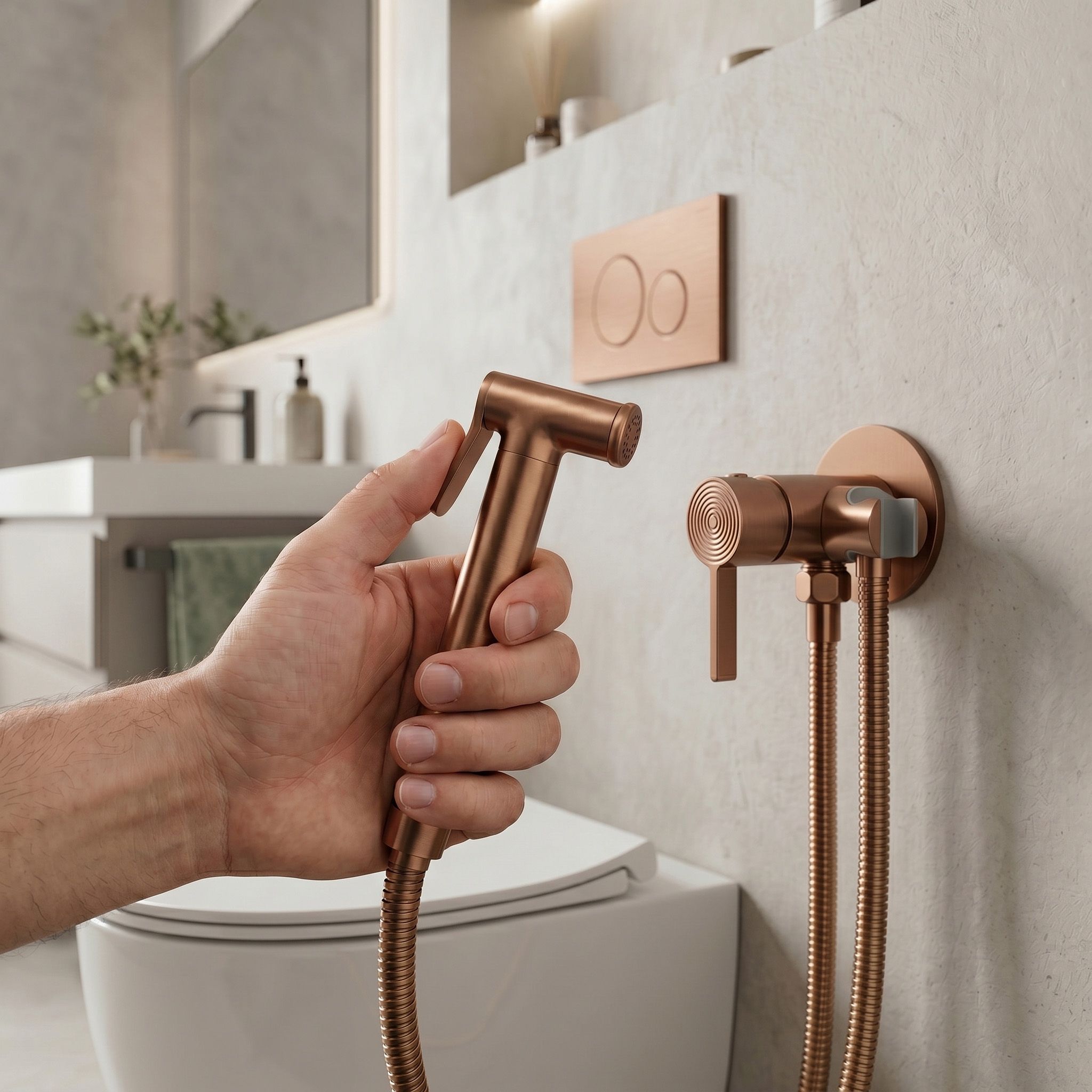 REA Foster podomietková montáž Medená matná