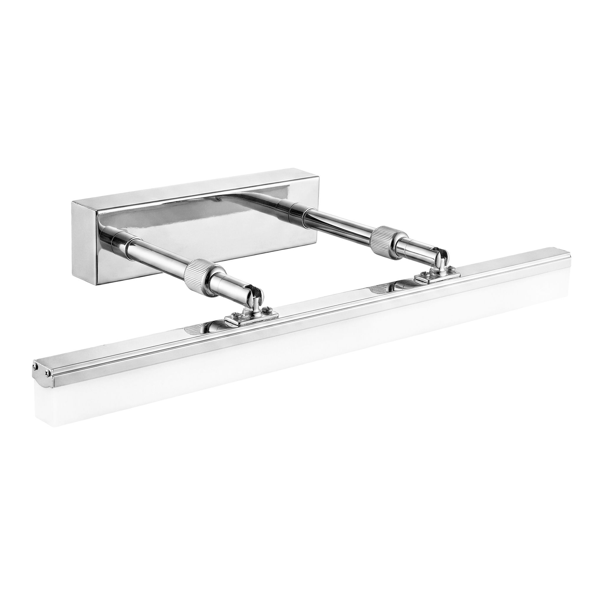 Toolight, LED nástenné svietidlo, 40cm, 6W, 4000K, 1000lm, APP1869-1W, Chrómová, OSW-66025