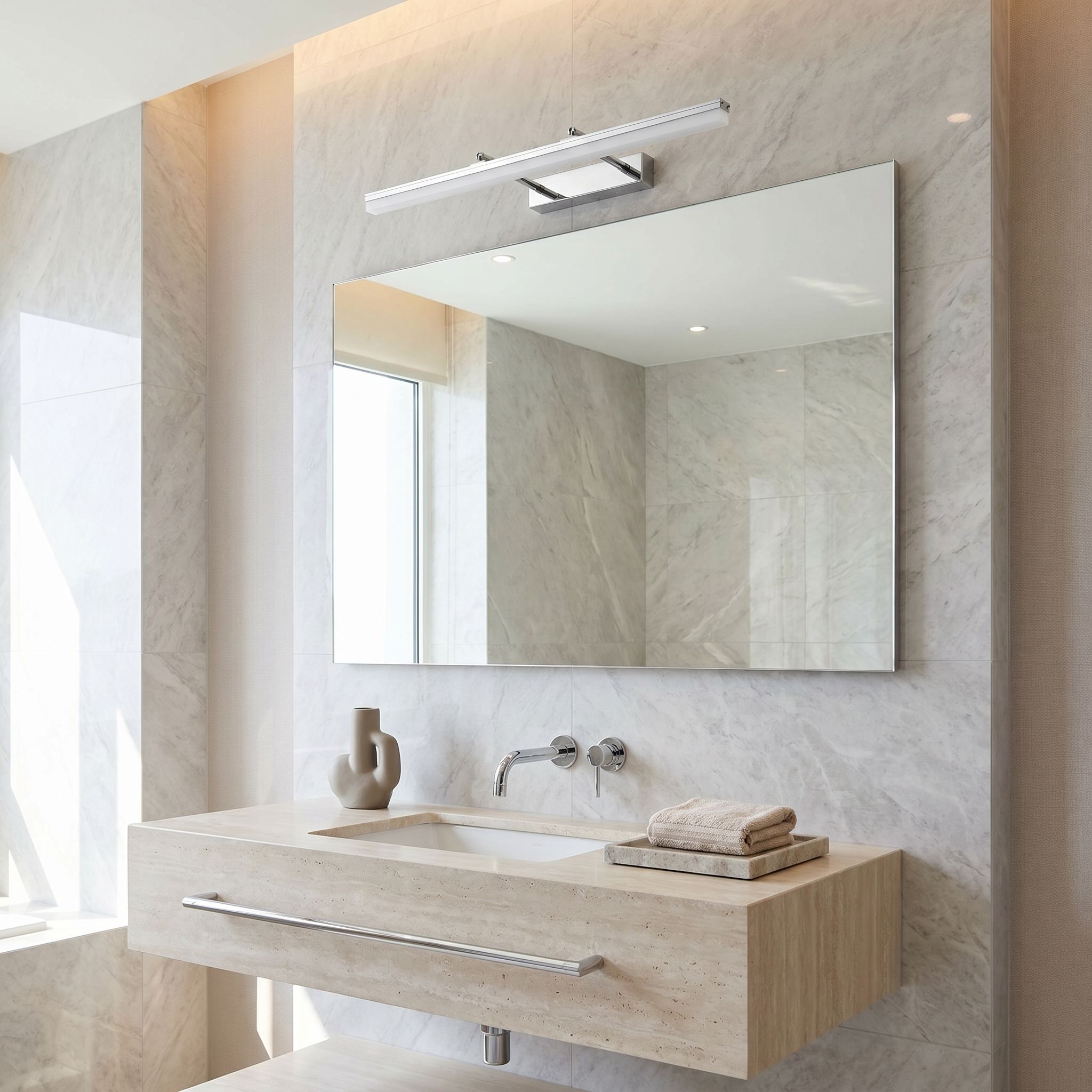 Toolight APP1870-1W — design elegant deasupra oglinzii într-o baie luxoasă
