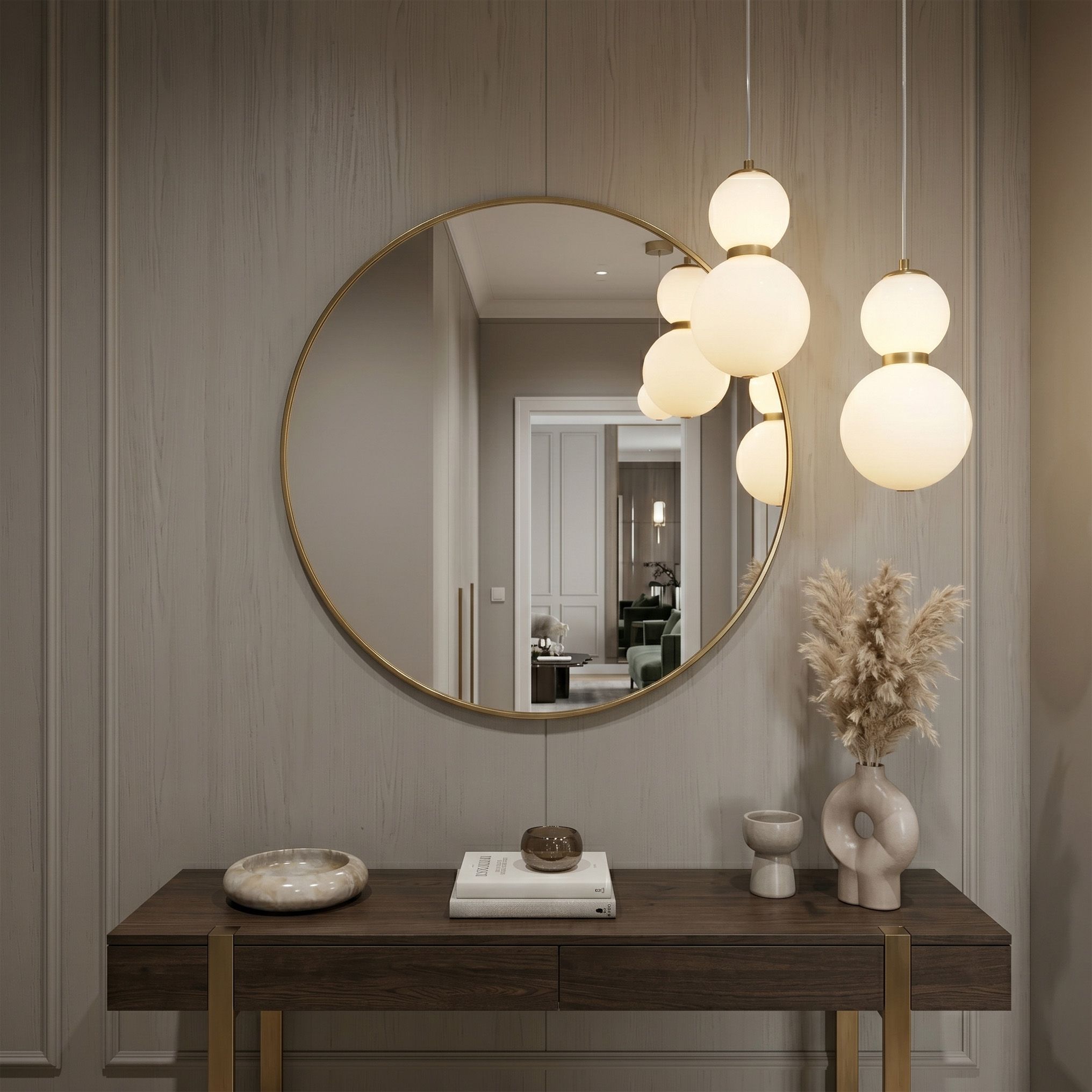 Toolight, LED závesné svietidlo, 15cm, 10W, 3000K, 1500lm, LHJ112-2CP, zlatá matná, OSW-03250