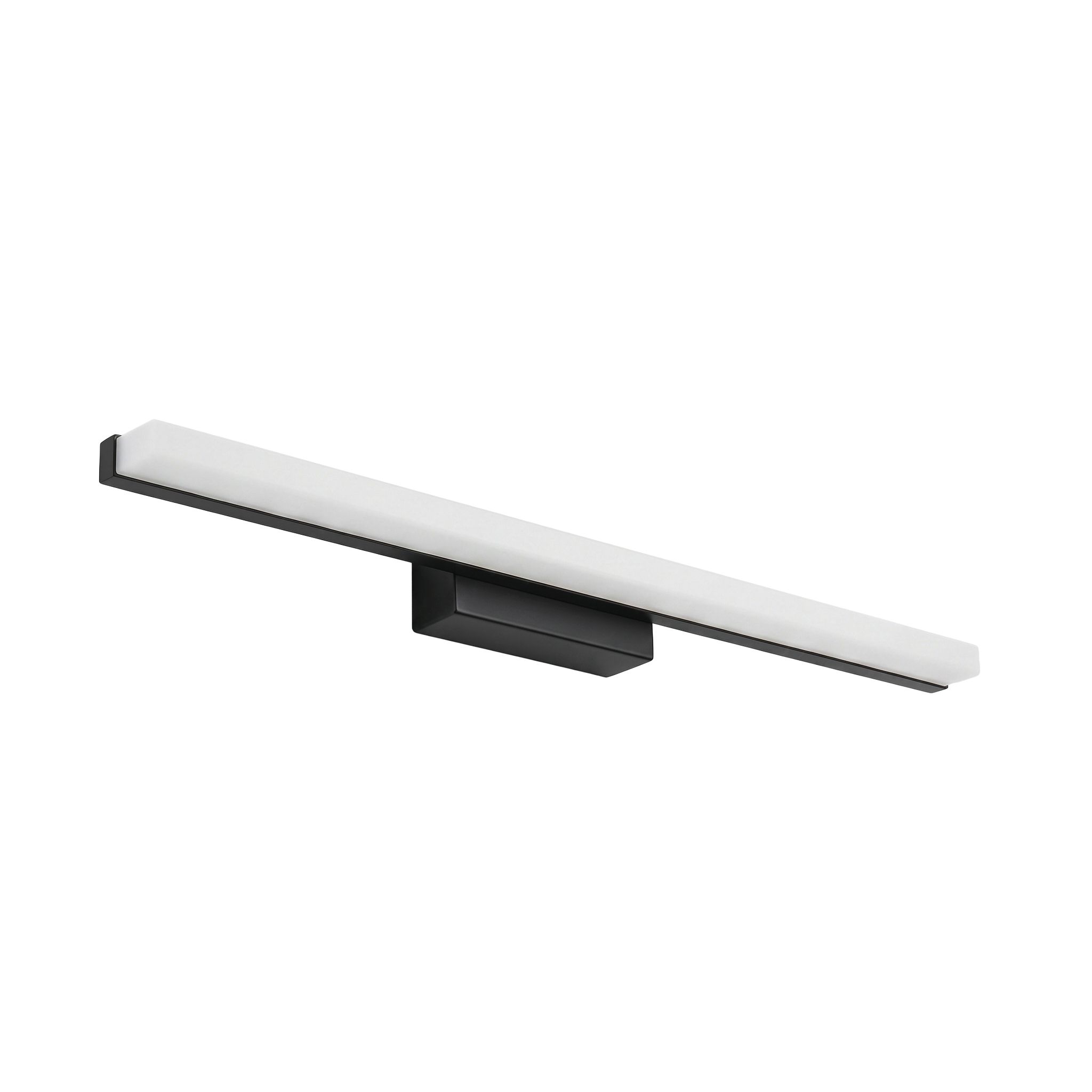 Aplica LED Toolight APP1855-1W, 60 cm, neagră mată, deasupra oglinzii