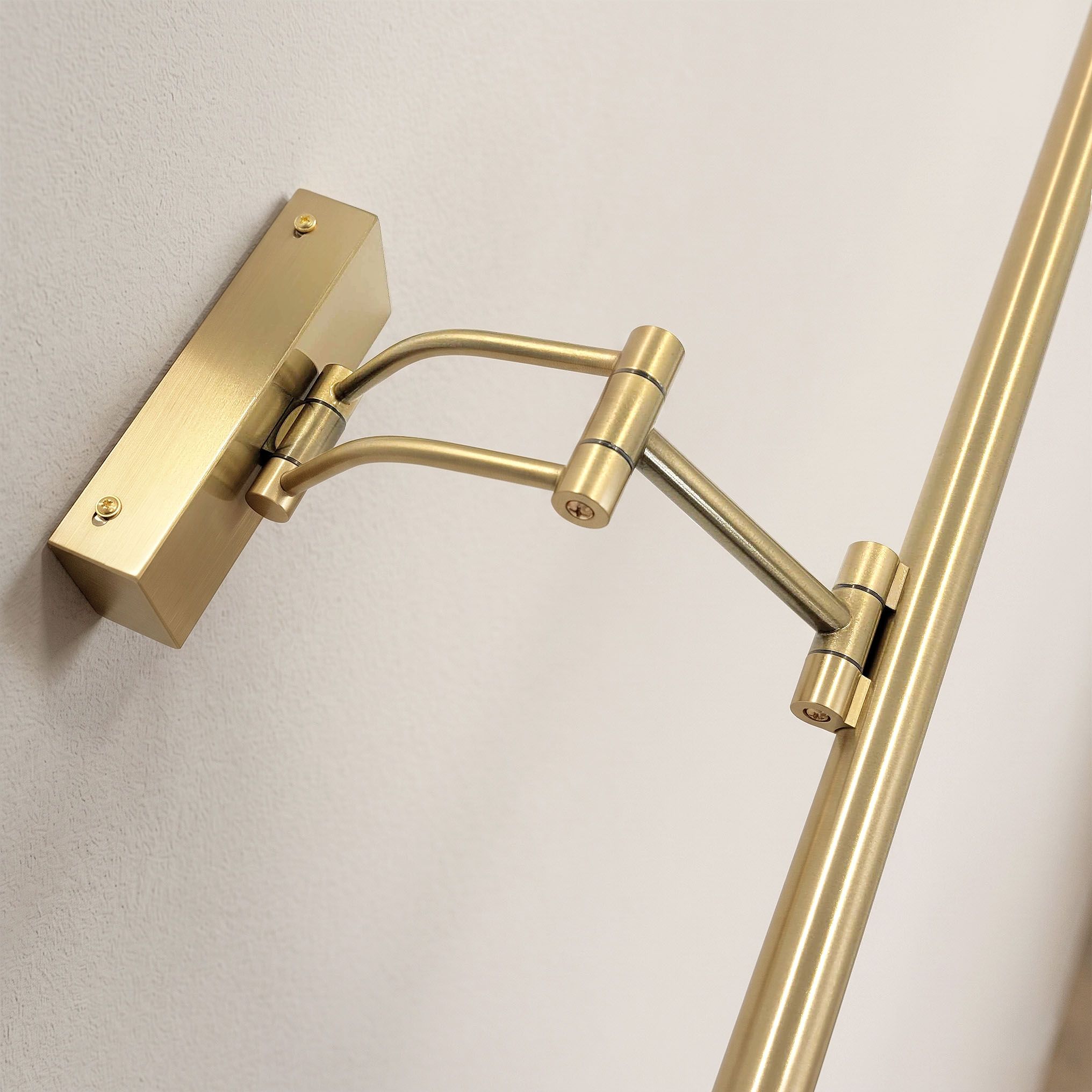 Toolight, LED nástenné svietidlo, 80cm, 16W, 4000K, 1500lm, SWE024-1W, zlatá matná, OSW-20123