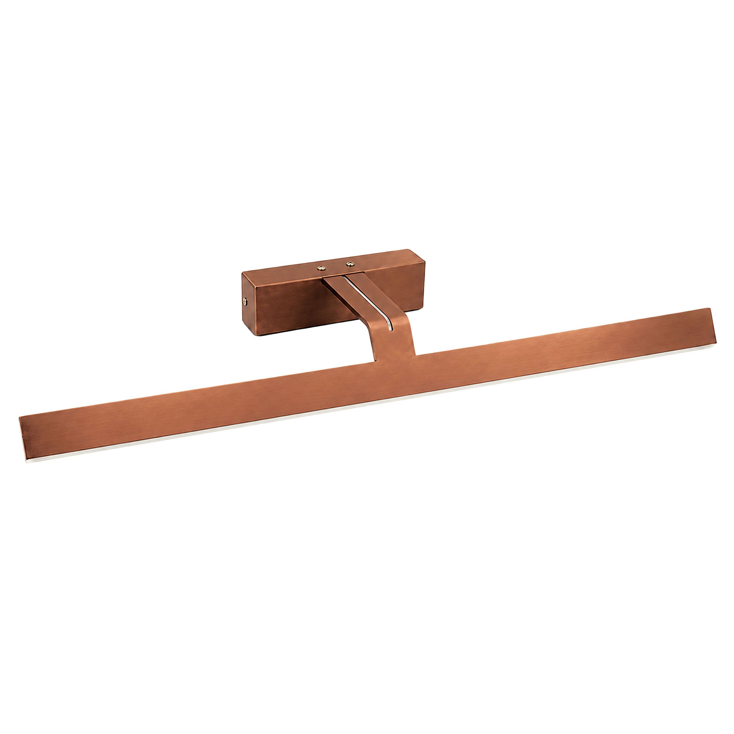 Aplica LED Toolight SWE015-1W 73 cm, cupru periat, deasupra oglinzii