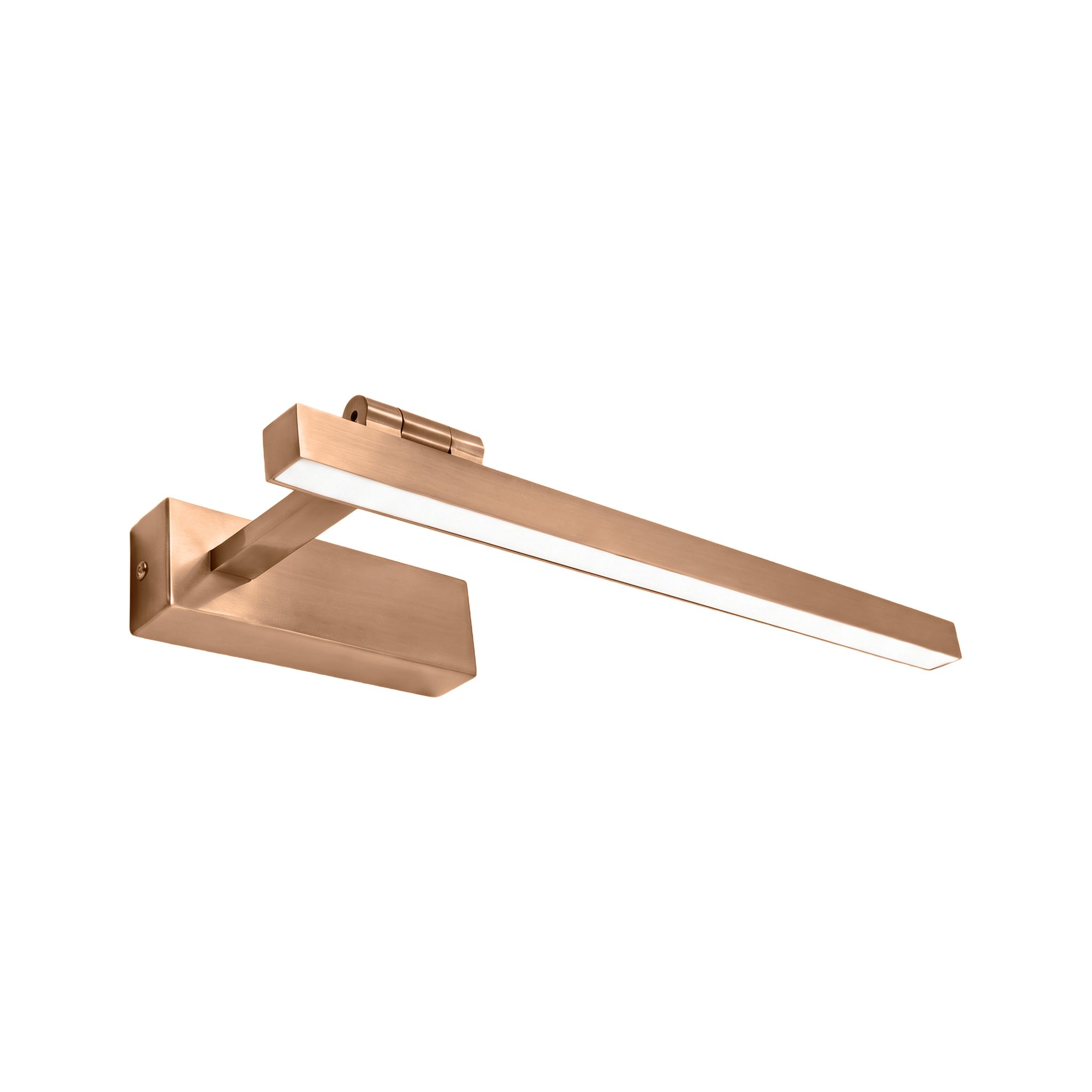 Toolight SWE037-1W 40 cm medené brúsené nástenné LED svietidlo nad zrkadlo