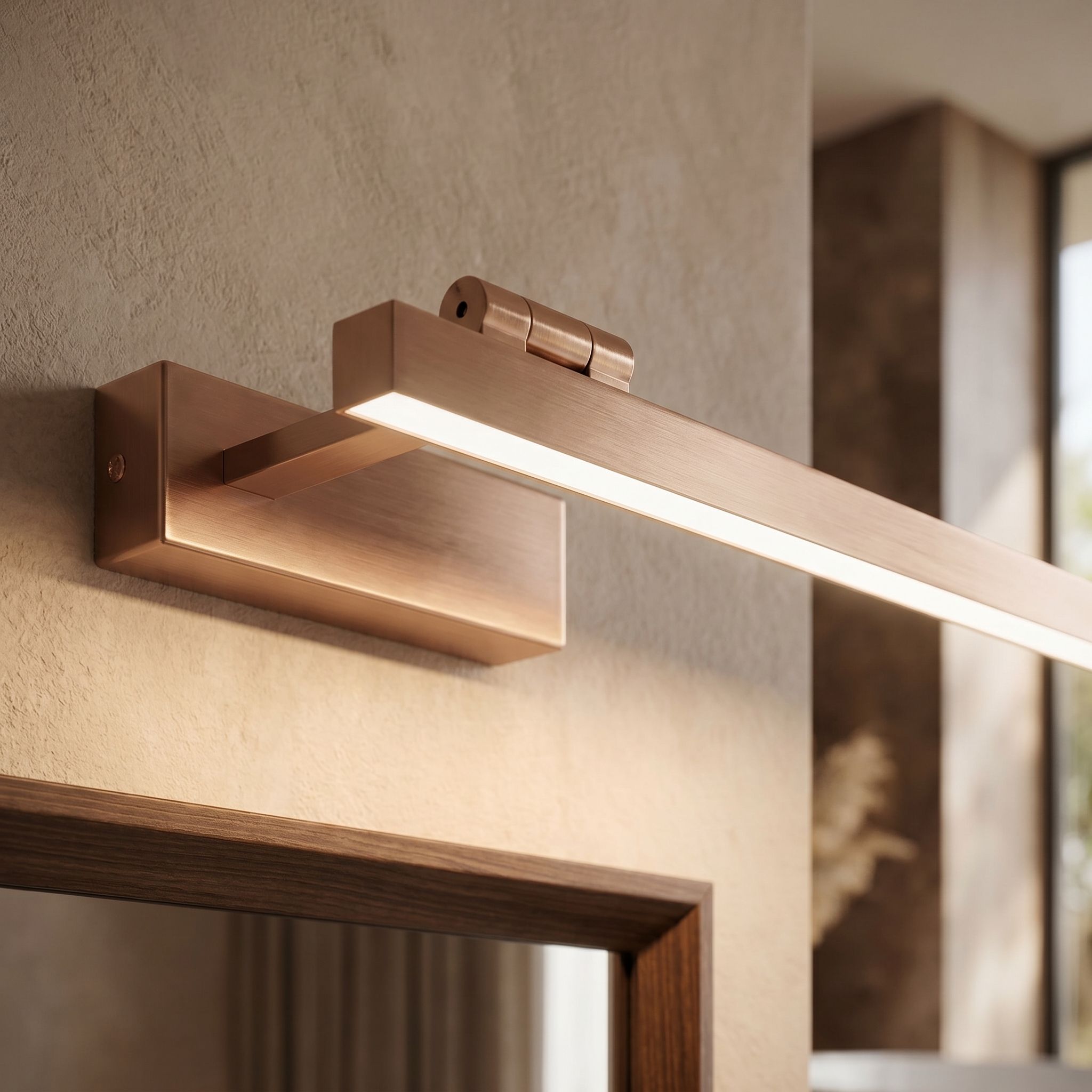 Toolight, LED nástenné svietidlo, 60cm, 12W, 4000K, 1500lm, SWE038-1W, medená matná, OSW-20138