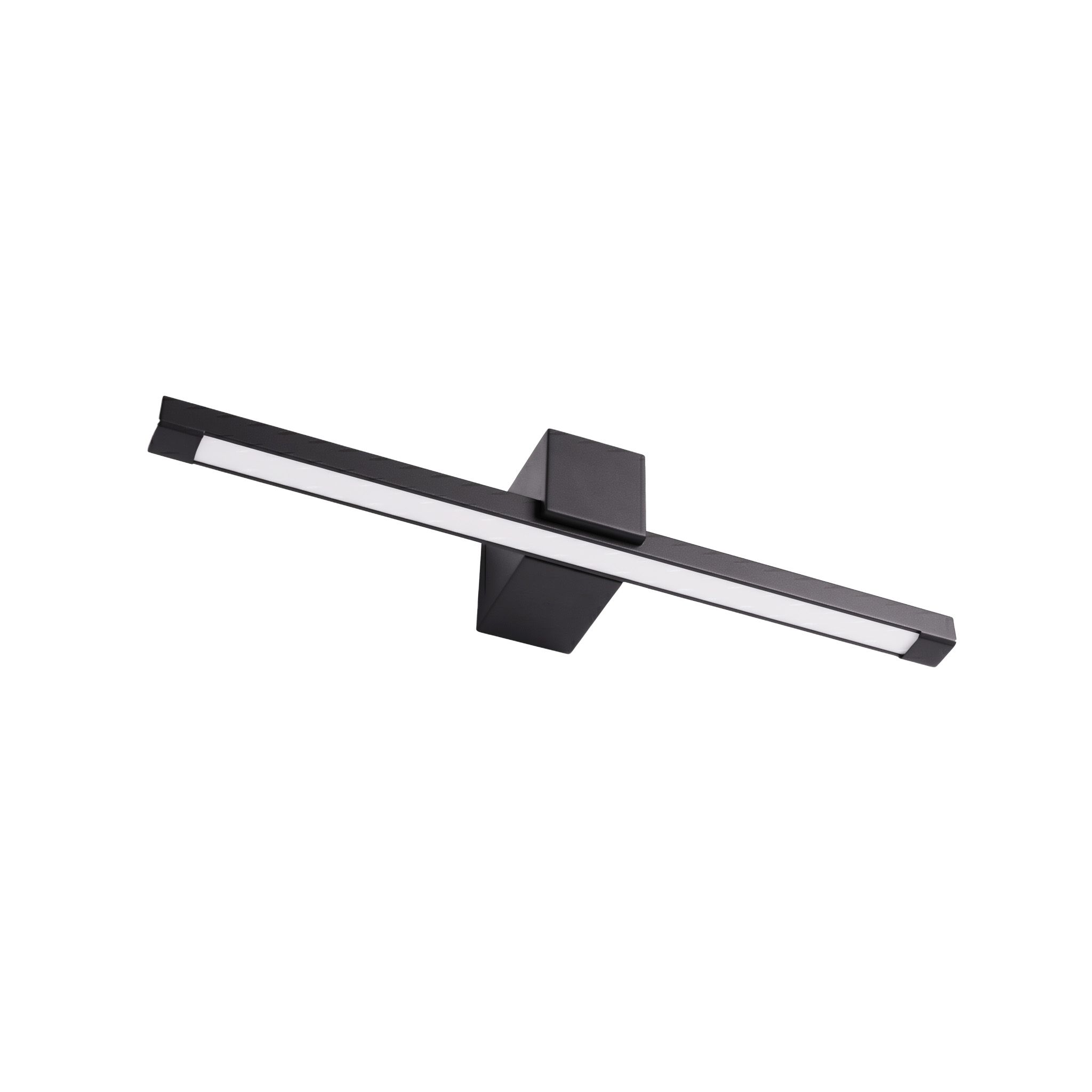 Toolight SWE049-1W 40 cm čierne matné nástenné LED svietidlo nad zrkadlo