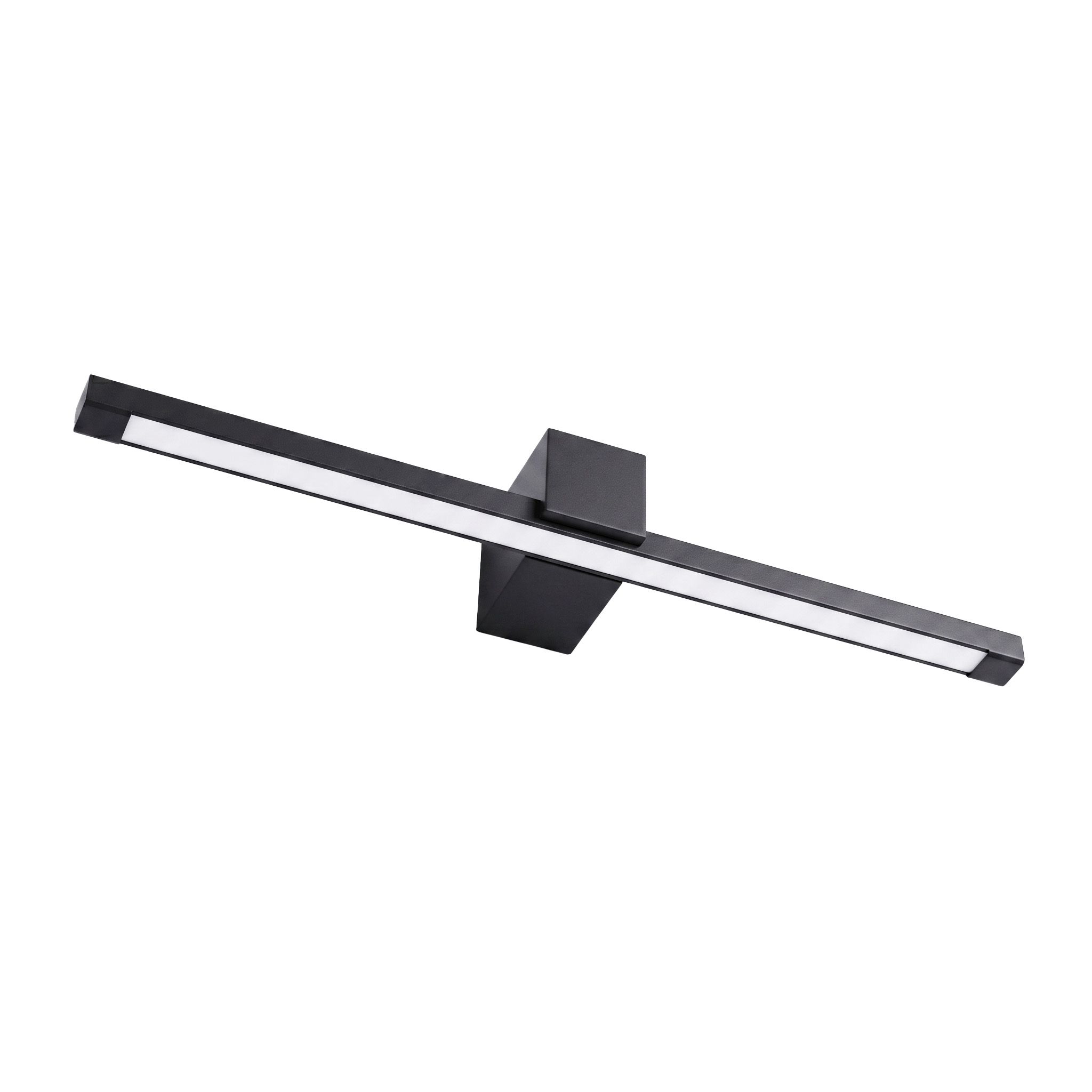 Toolight SWE050-1W 60 cm čierne matné nástenné LED svietidlo nad zrkadlo