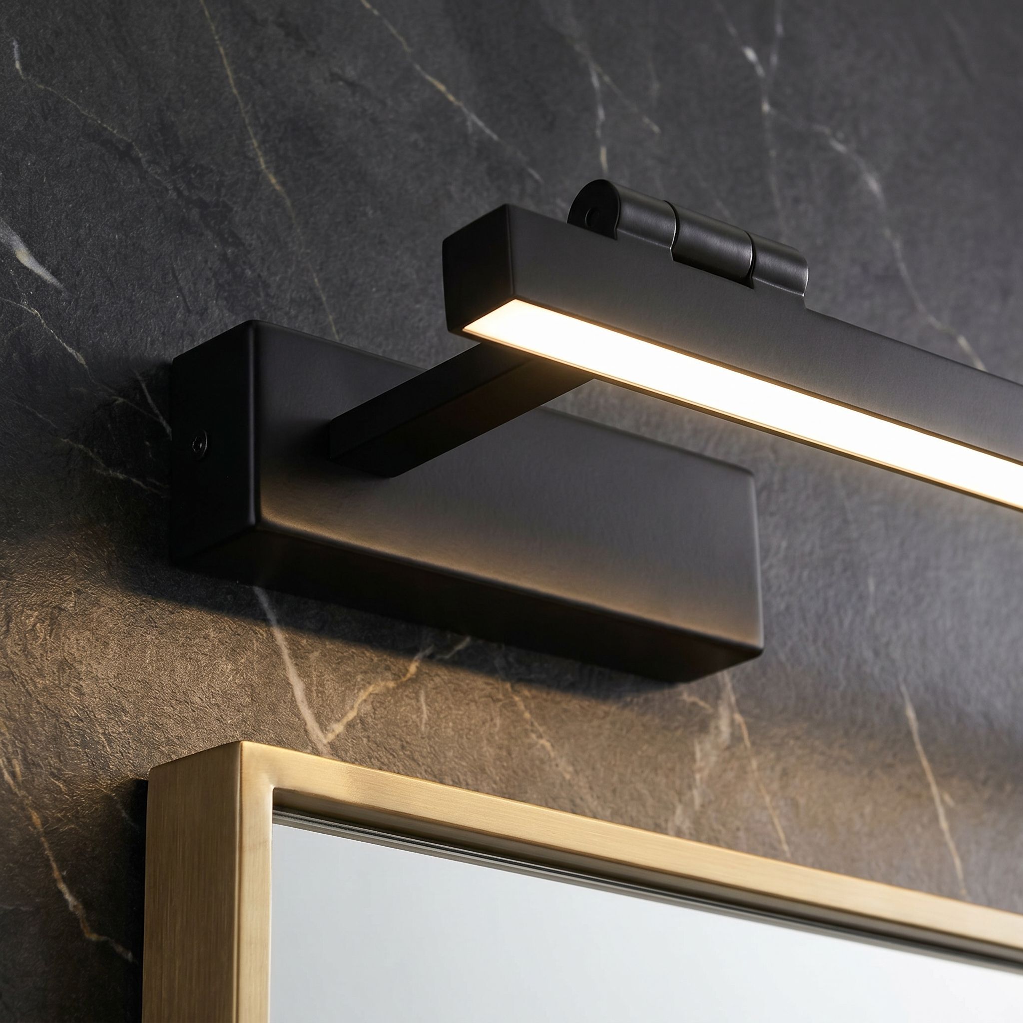 Toolight, LED nástenné svietidlo, 80cm, 16W, 4000K, 1500lm, SWE036-1W, čierna matná, OSW-20136