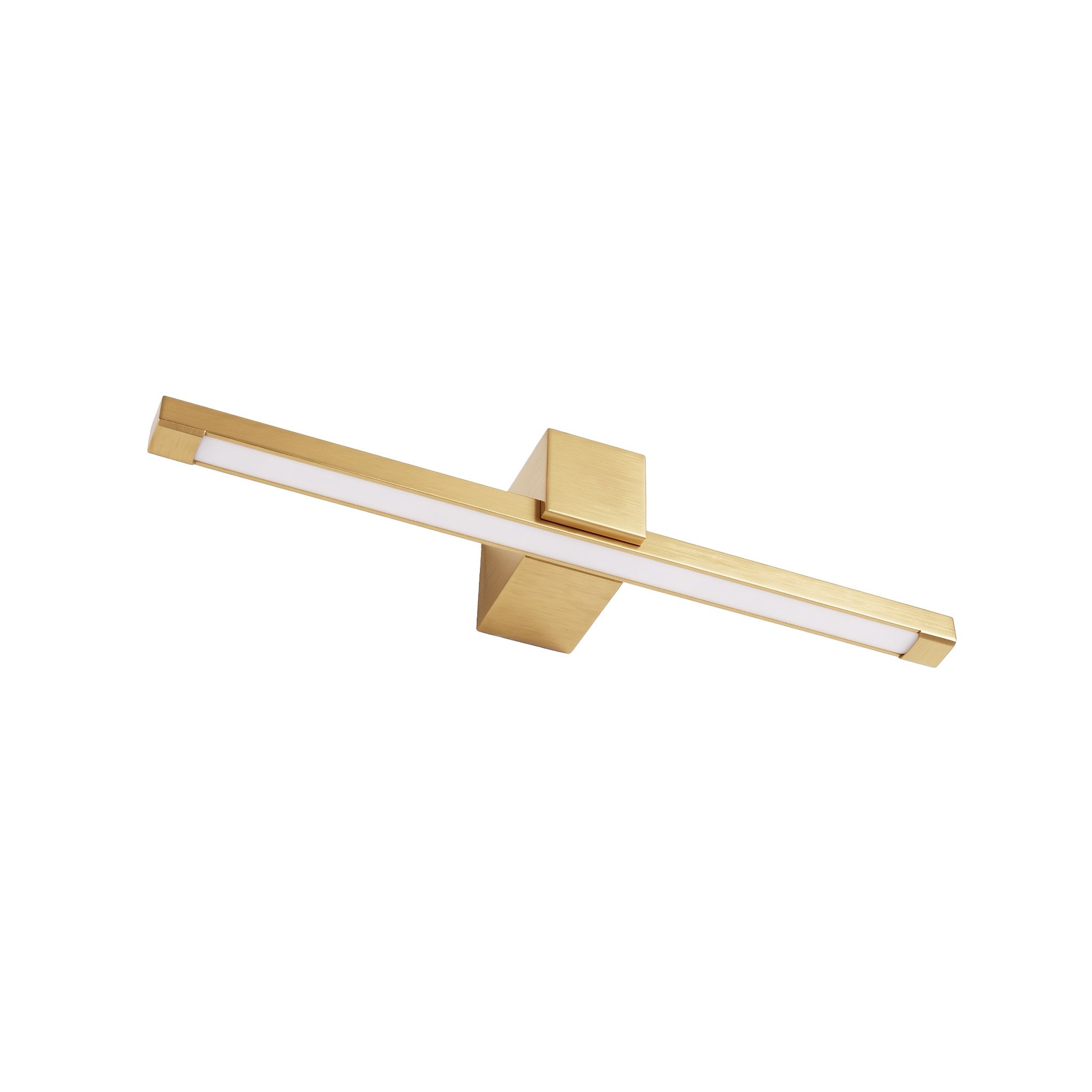 Toolight SWE046-1W 40 cm brúsené zlaté nástenné LED svietidlo nad zrkadlo