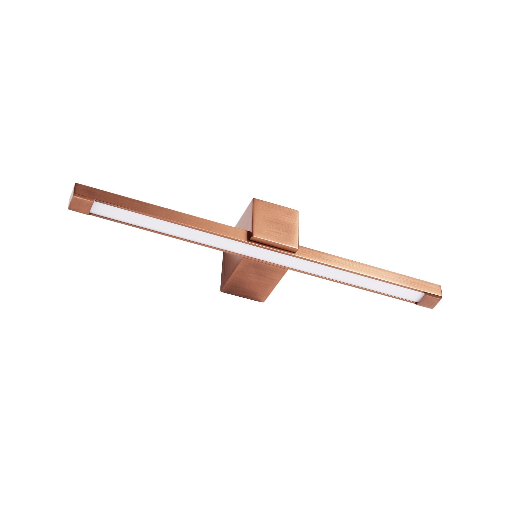 Toolight SWE052-1W 40 cm medené brúsené nástenné LED svietidlo nad zrkadlo