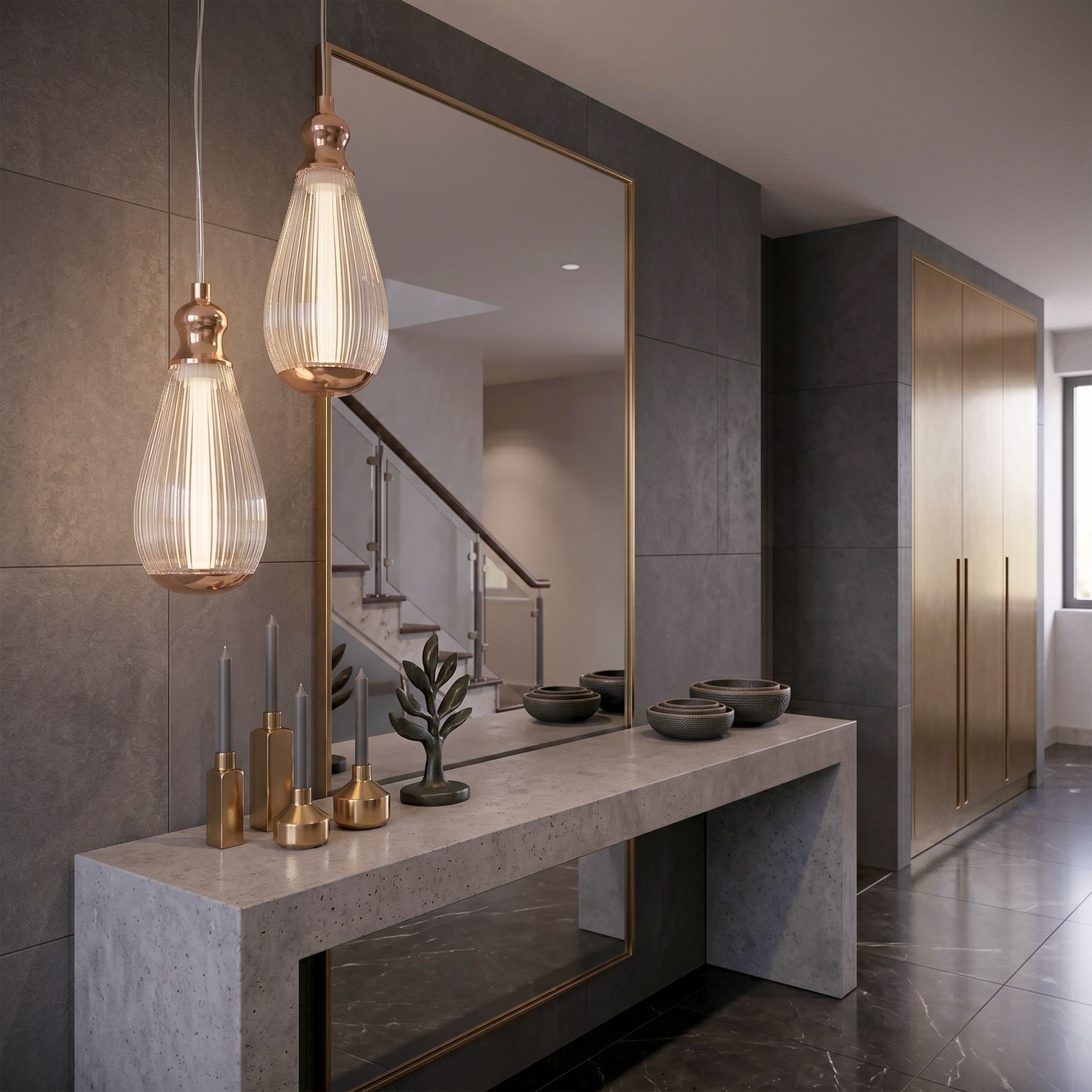 Toolight, LED závesné svietidlo, 8cm, 1W, 3000K, 500lm, LHJ120-CP, svetlé ružové zlato, OSW-03258