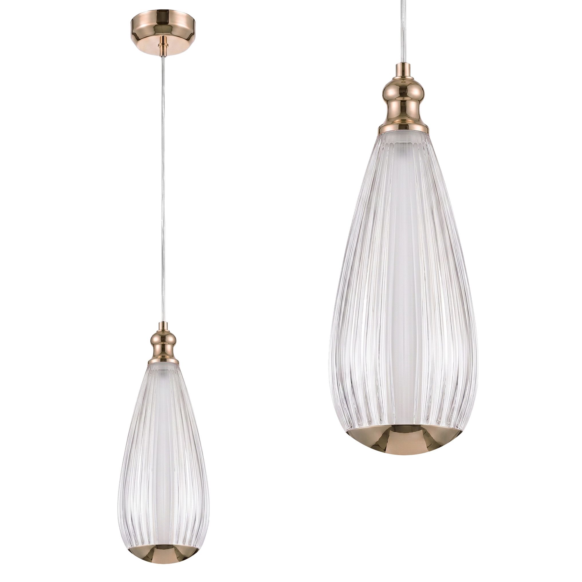 Toolight LHJ120-CP svetlo ružové zlaté závesné LED svietidlo nad stôl