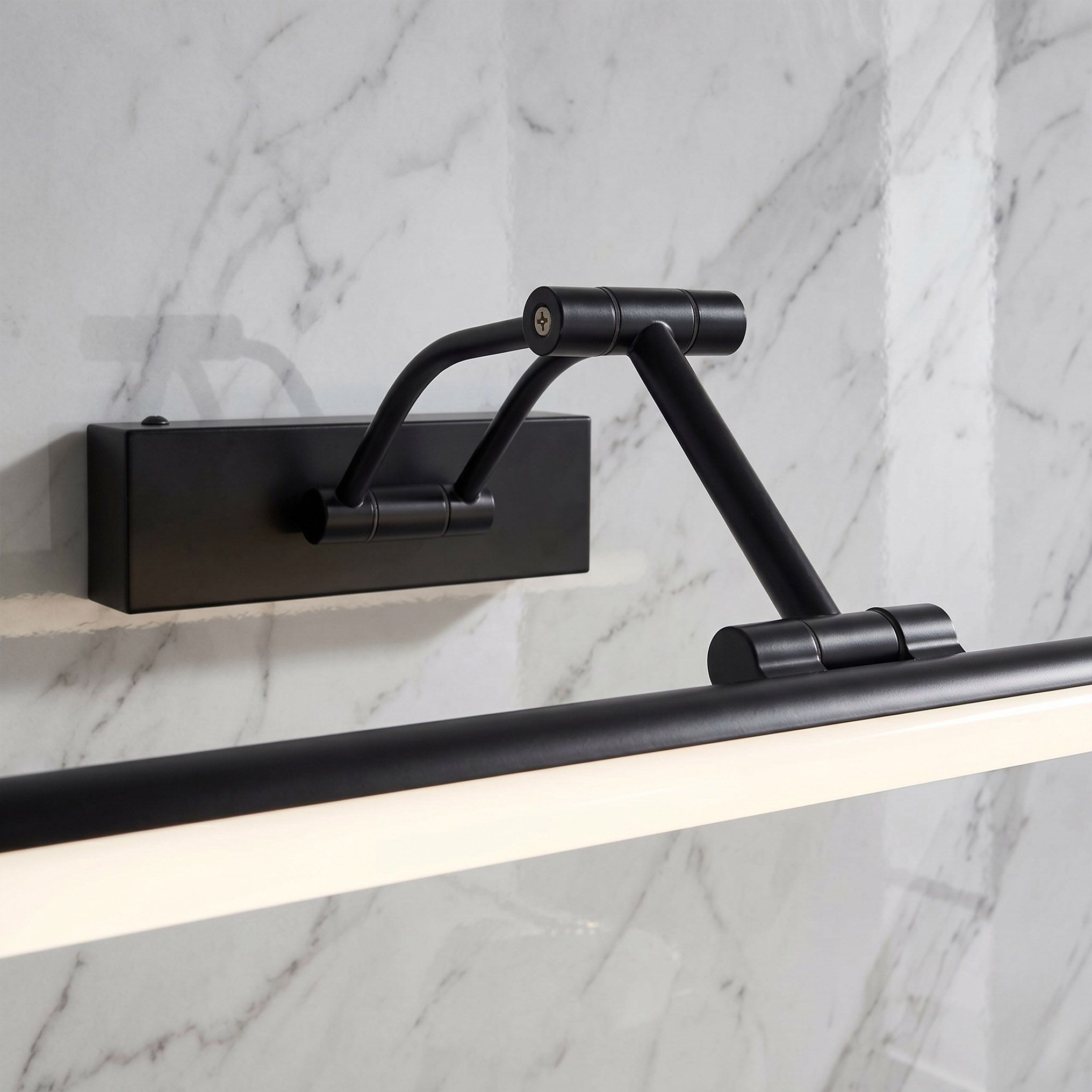 Toolight, LED nástenné svietidlo, 80cm, 16W, 4000K, 1500lm, SWE027-1W, čierna matná, OSW-20126