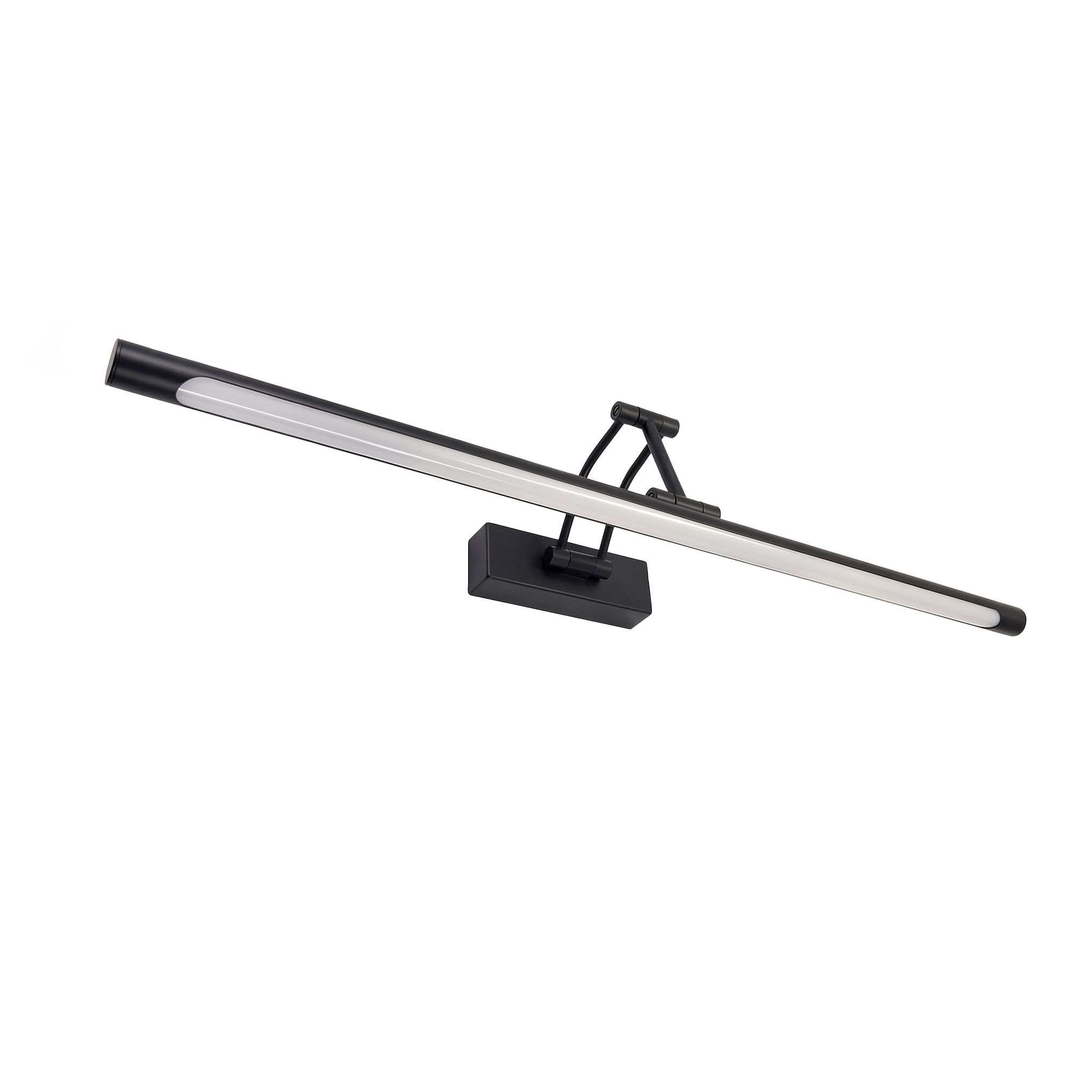 Toolight SWE026-1W 60 cm čierne matné nástenné LED svietidlo nad zrkadlo