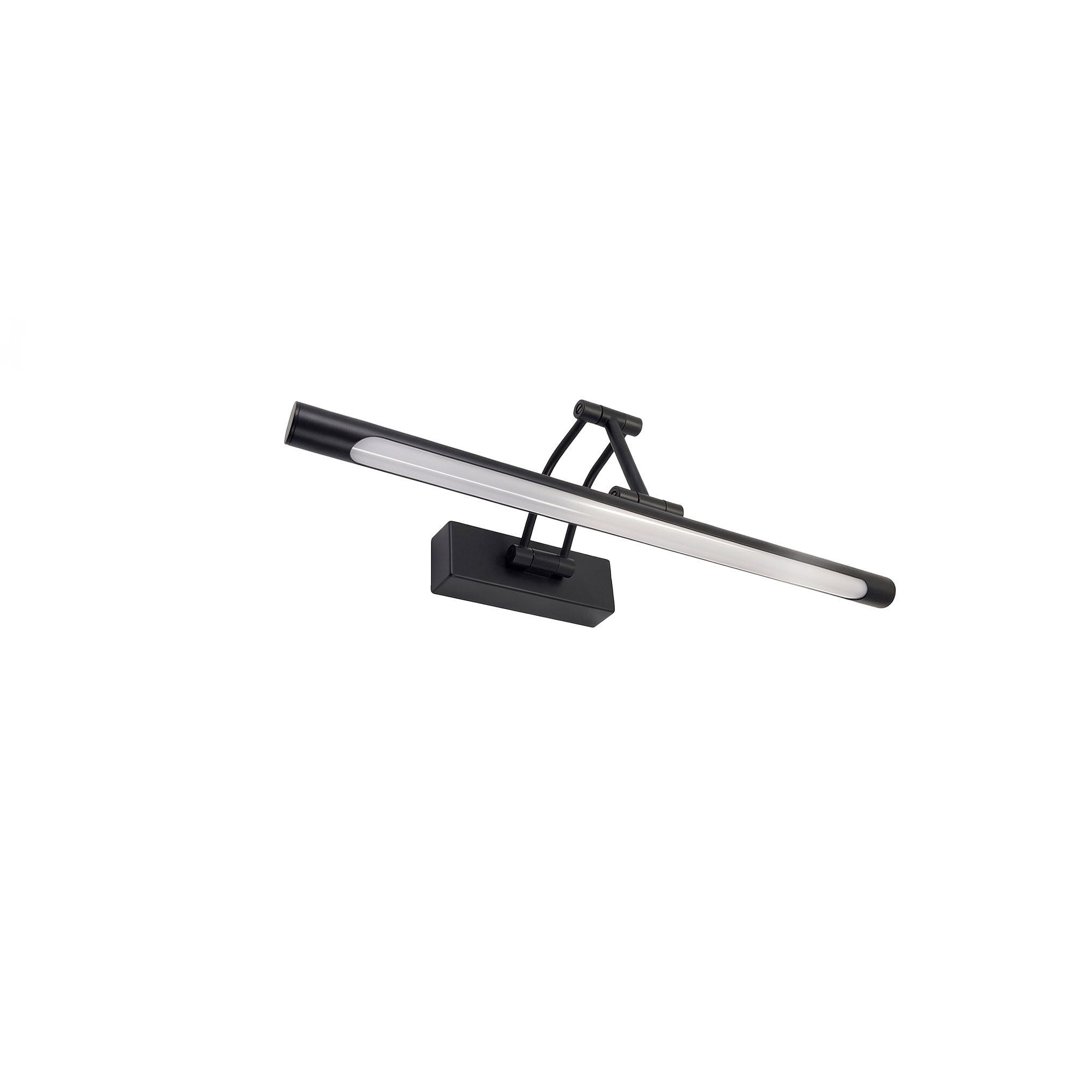 Toolight SWE025-1W 42 cm čierne matné nástenné LED svietidlo nad zrkadlo