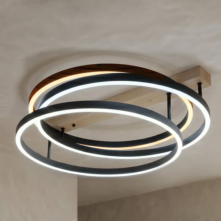Toolight, LED stropné svietidlo, 60cm, 70W, 4000K, 3000lm, SWE058-C, čierna matná, OSW-20158