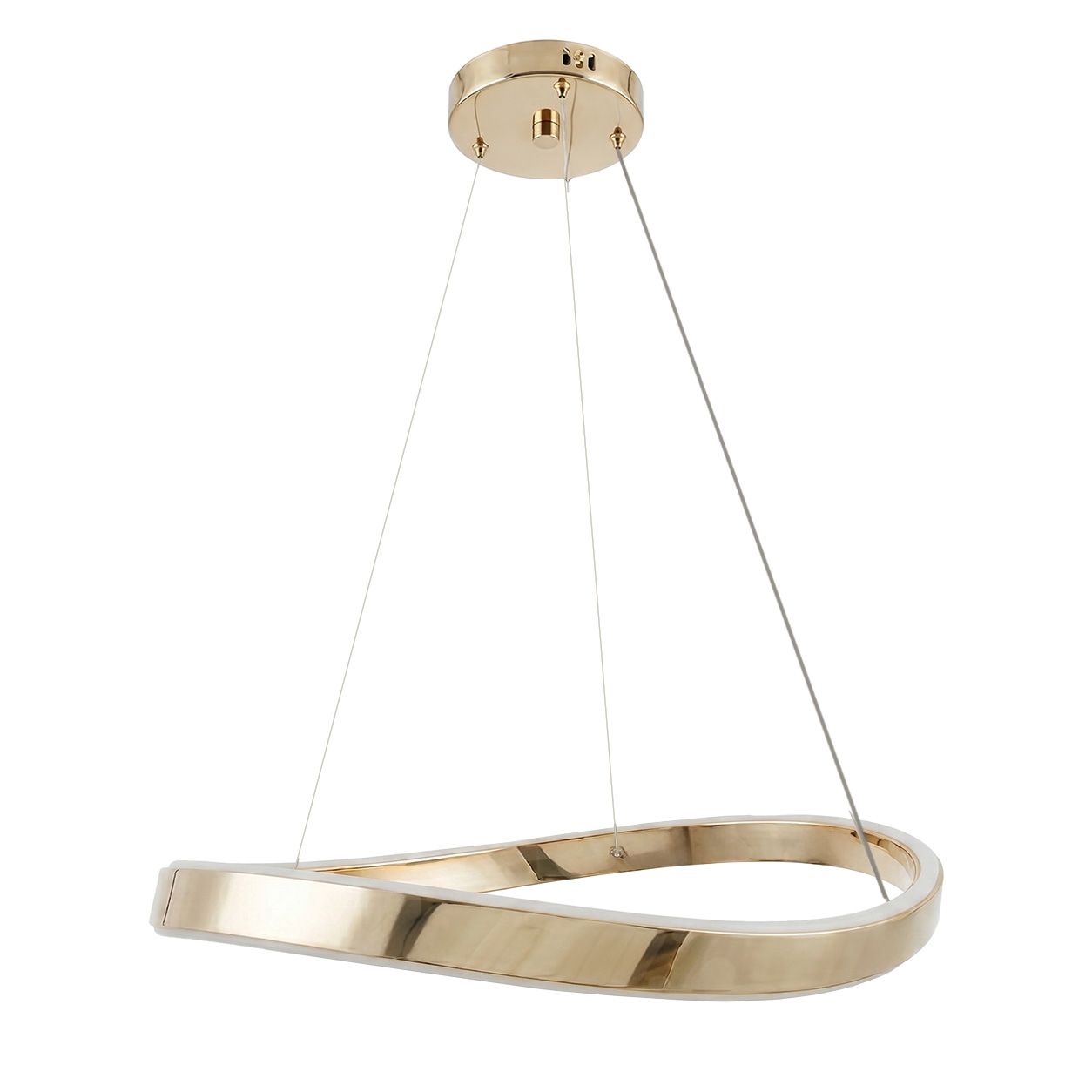 Toolight SWE066-CP zlaté závesné LED svietidlo nad stôl