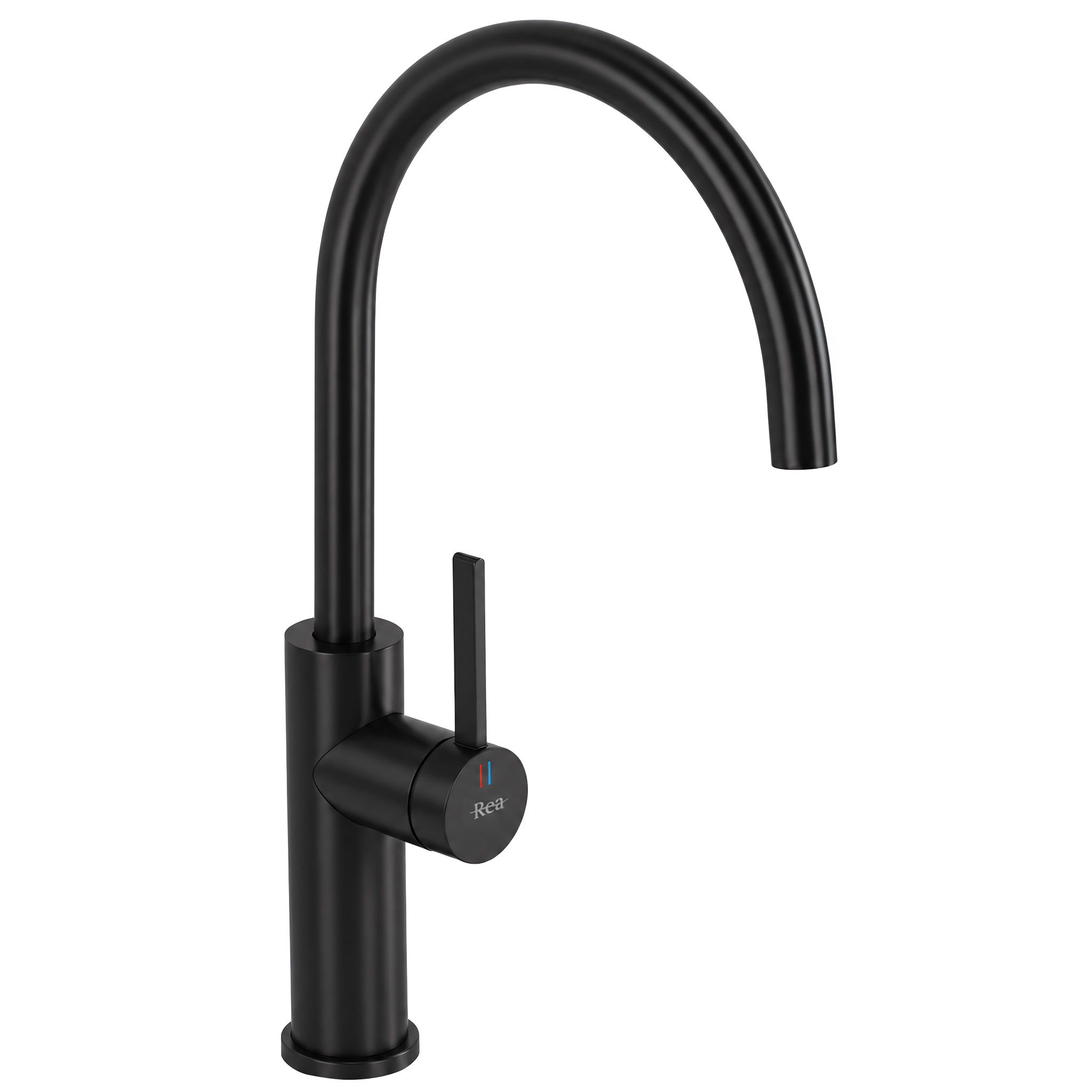 Rea Rivo, baterie înaltă de bucătărie h-365, negru mat, REA-B9341