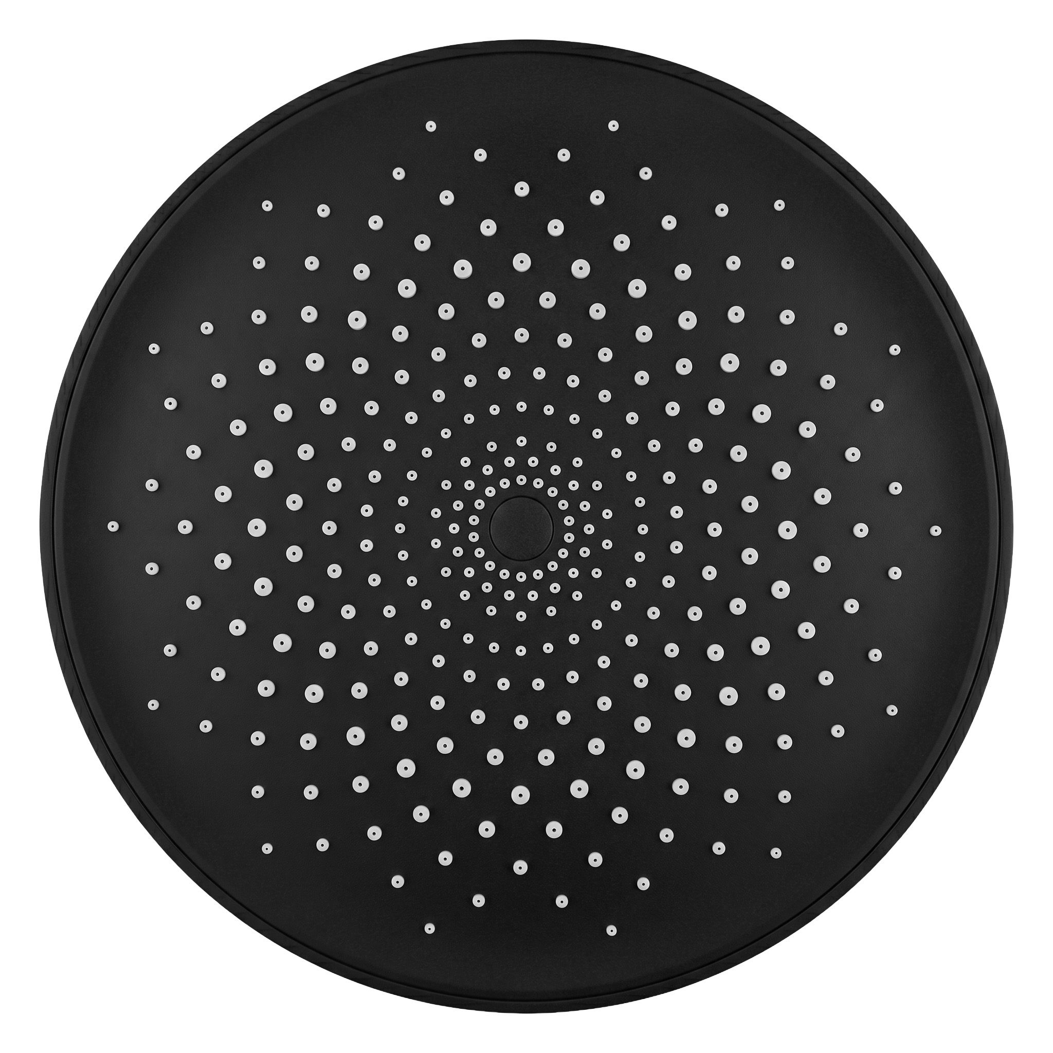 Rea, cap de duș rotund tip ploaie, 225 mm, JS-021B, negru, REA-P0615