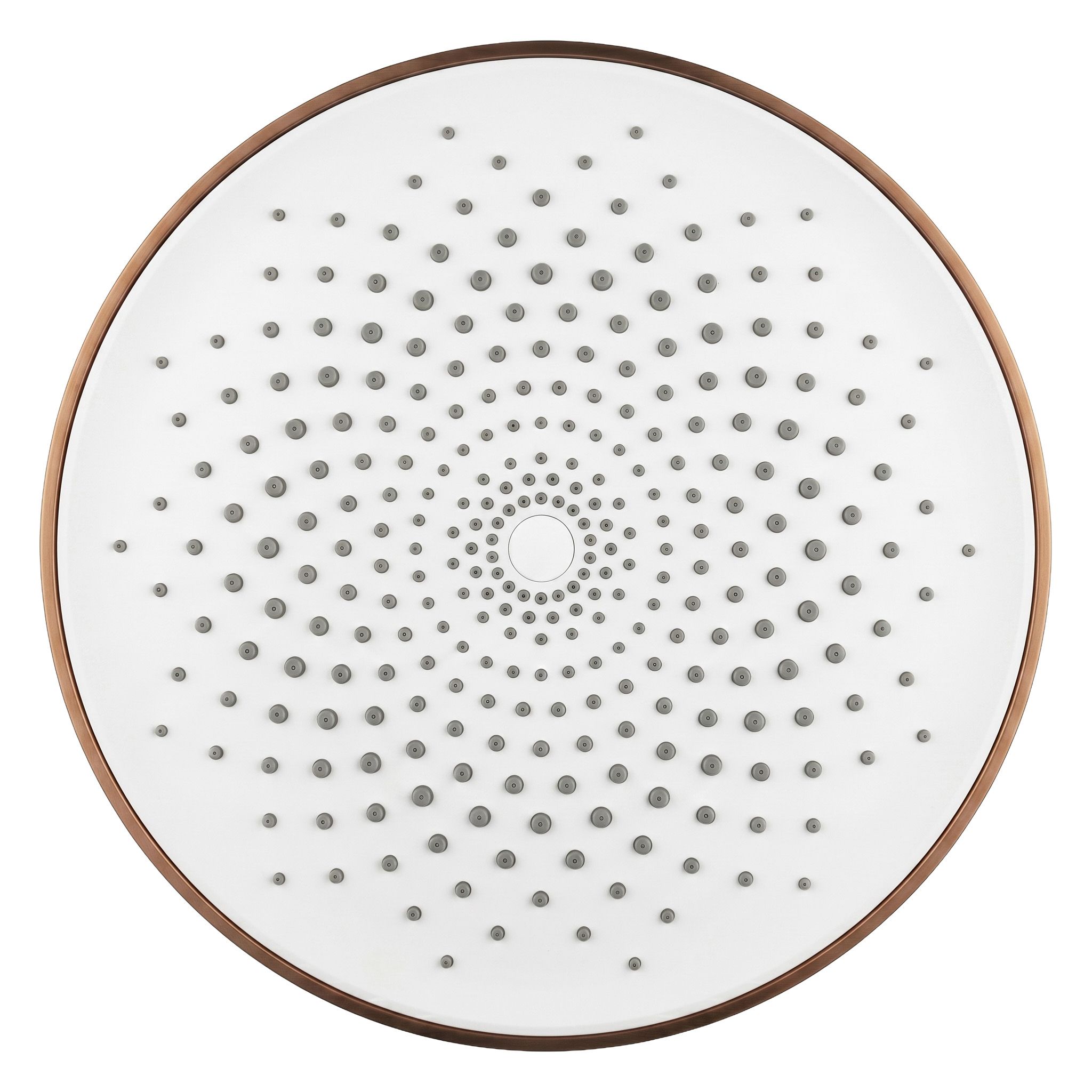 Rea, cap de duș rotund tip ploaie, JS-021BRG, 225 mm, cupru mat, REA-P0620