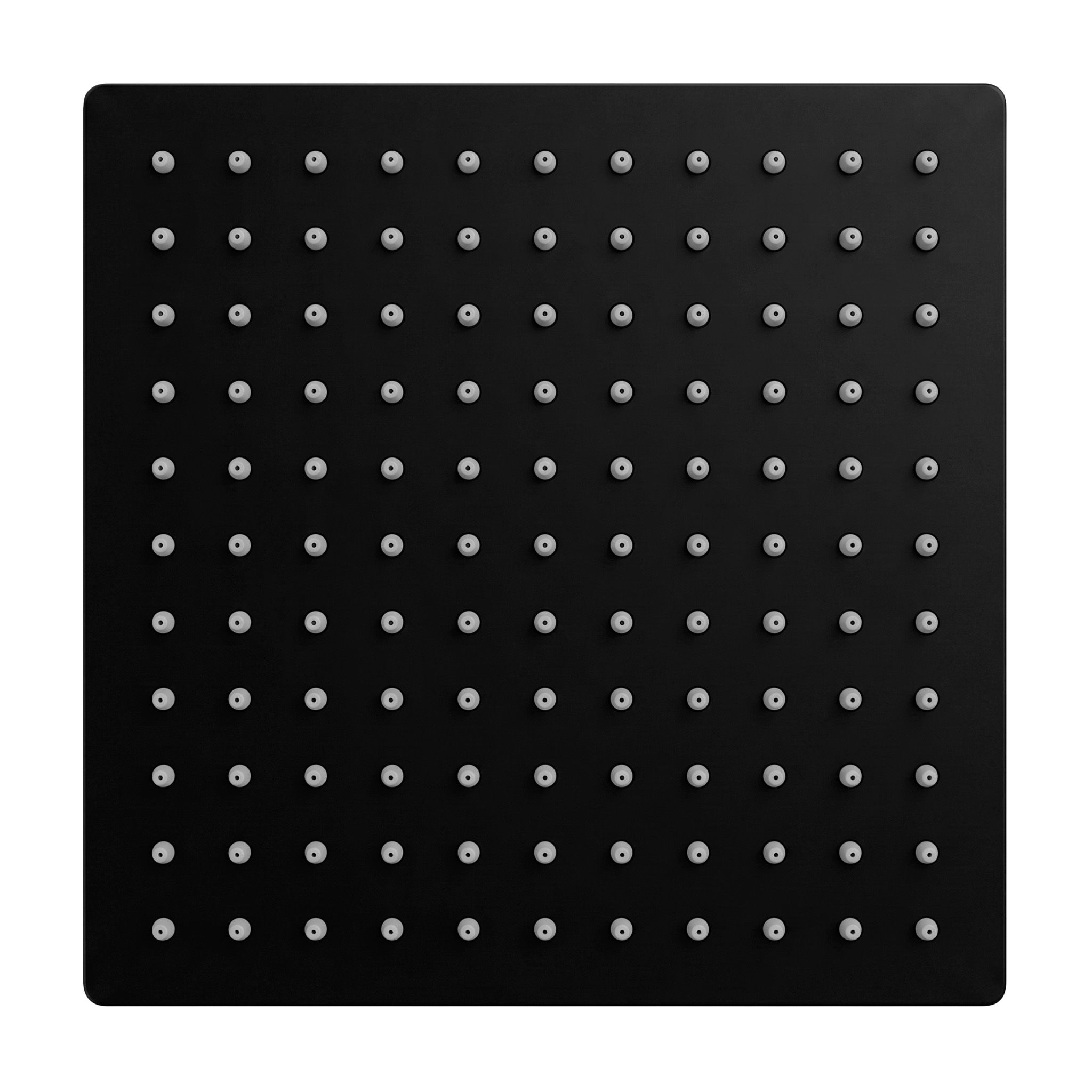 Rea, cap de duș pătrat 25x25 cm, oțel inoxidabil, JS-P015B, negru mat, REA-P0610