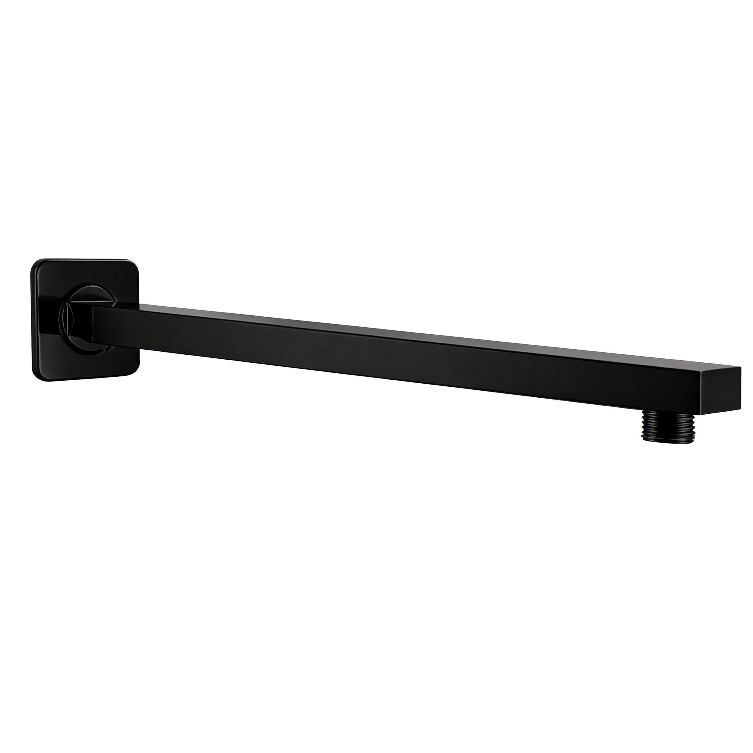 Rea, štvorcové sprchové rameno, JS-9022B, 40cm, čierna matná, REA-P6404