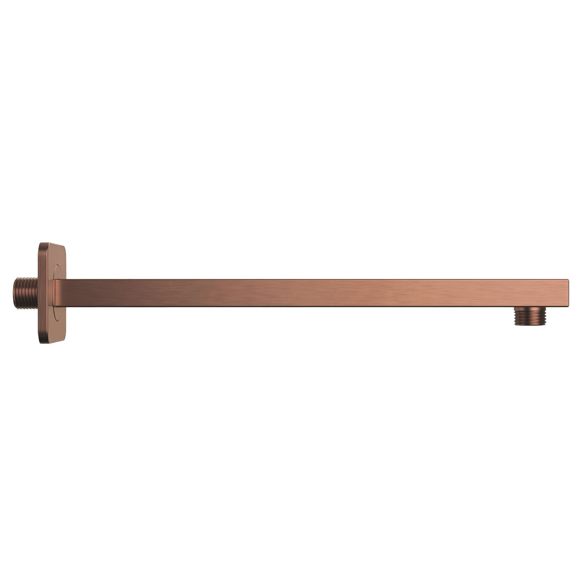 Rea, štvorcové sprchové rameno, JS-9022BRG, 40cm, medená matná, REA-P6406