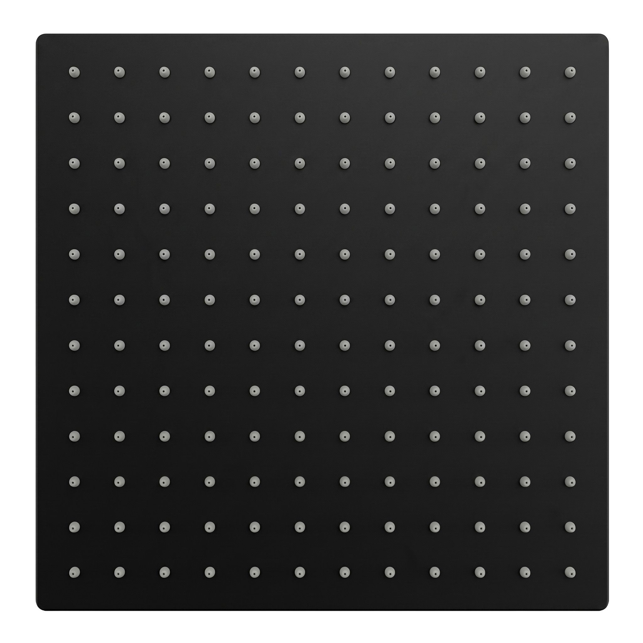 Rea, cap de duș pătrat 30x30 cm, oțel inoxidabil, JS-P015B, negru mat, REA-P0613