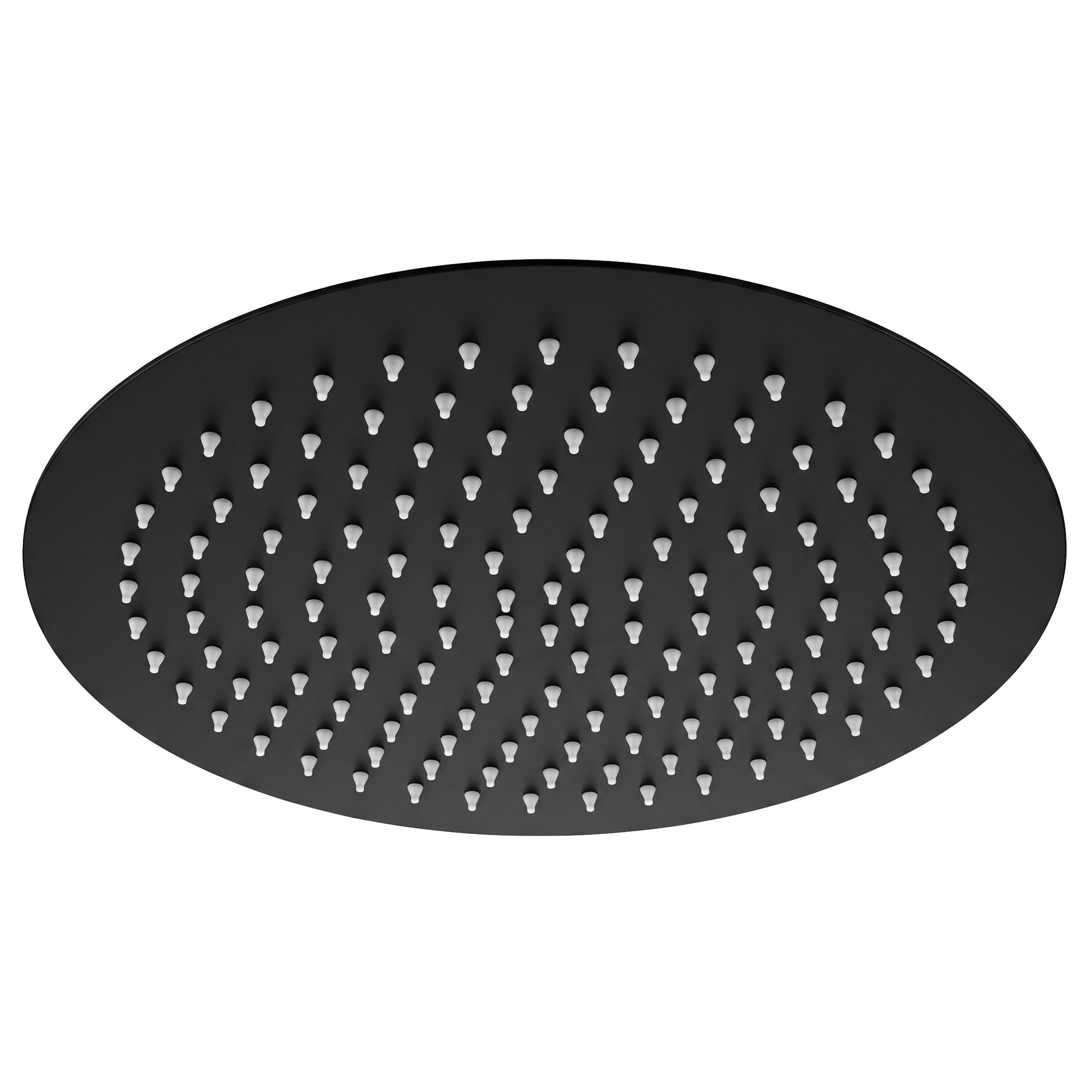 Rea, cap de duș rotund cu efect de ploaie, JS-P014B, 30 cm, negru mat, REA-P8603