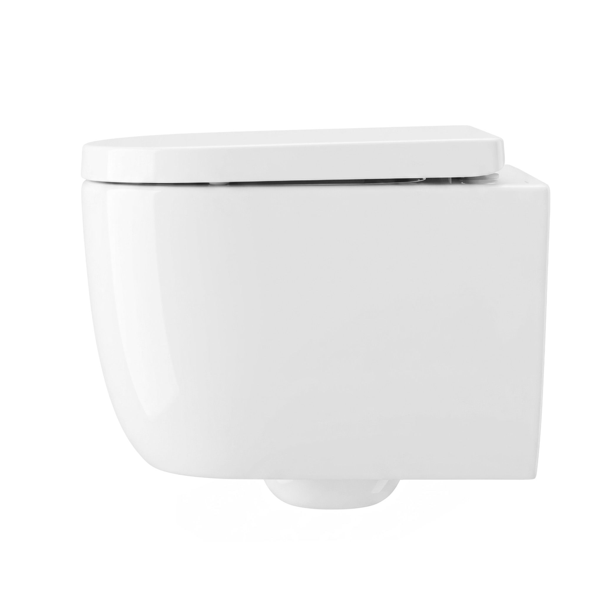 Rea Cubik Mini, závesná WC misa, tornado splachovanie, biela lesklá, REA-C6539