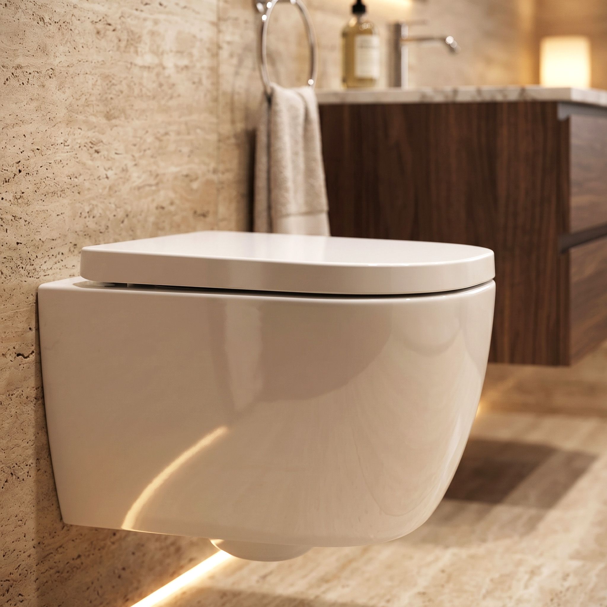 Rea Cubik Mini, závesná WC misa, tornado splachovanie, biela lesklá, REA-C6539