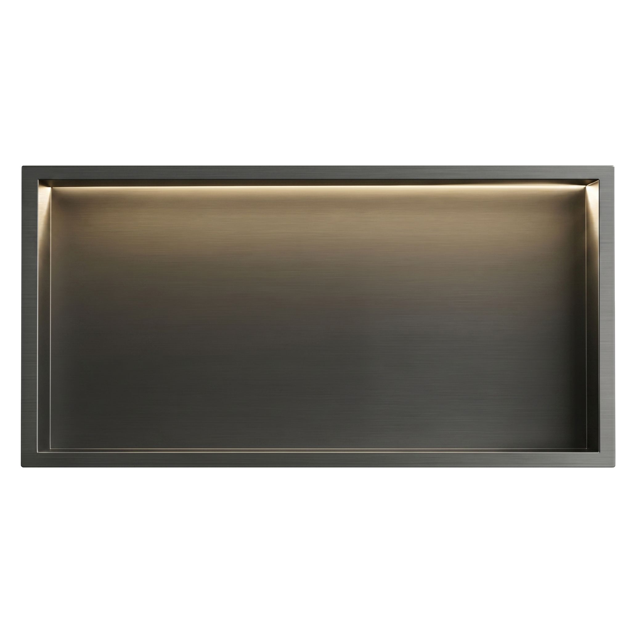Rea, kúpeľňová LED nika, 30x60cm, grafitová, REA-08563