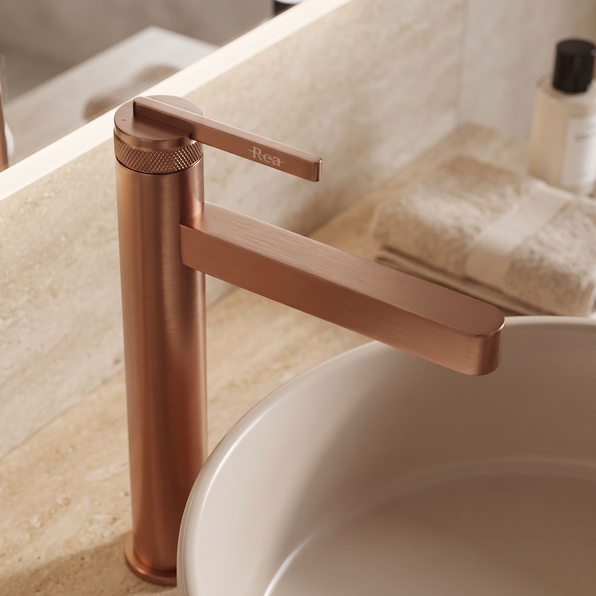 Rea Grace, baterie lavoar, h287, cupru mat, REA-B8941
