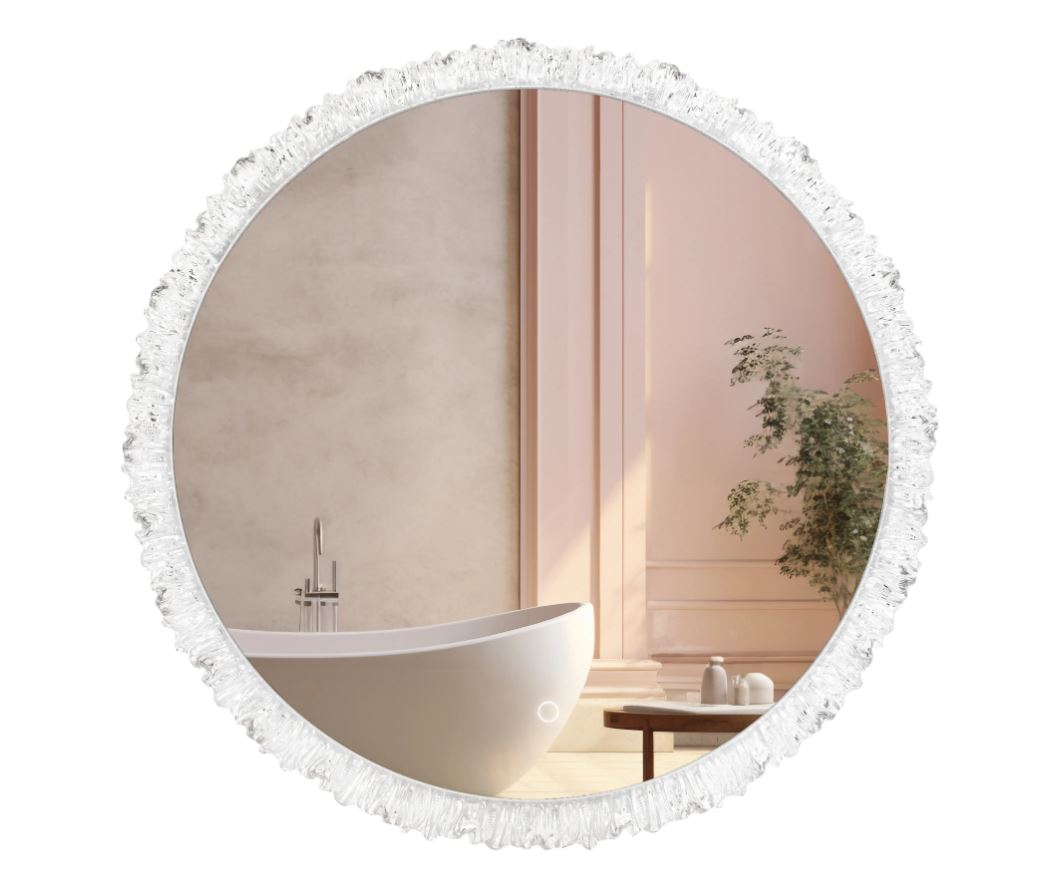 Rea, nástenné LED zrkadlo, okrúhle, 60cm, HOM-01503
