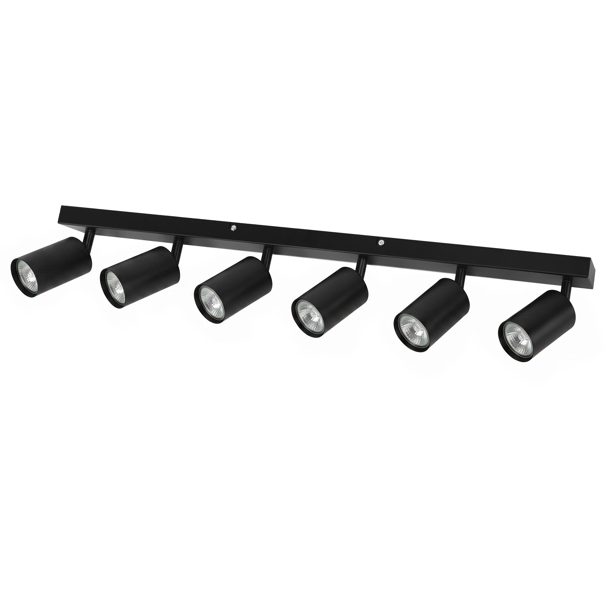 Toolight JNH031-6C, stropné bodové svietidlo, 6× GU10, 75 cm, čierna, OSW-56220
