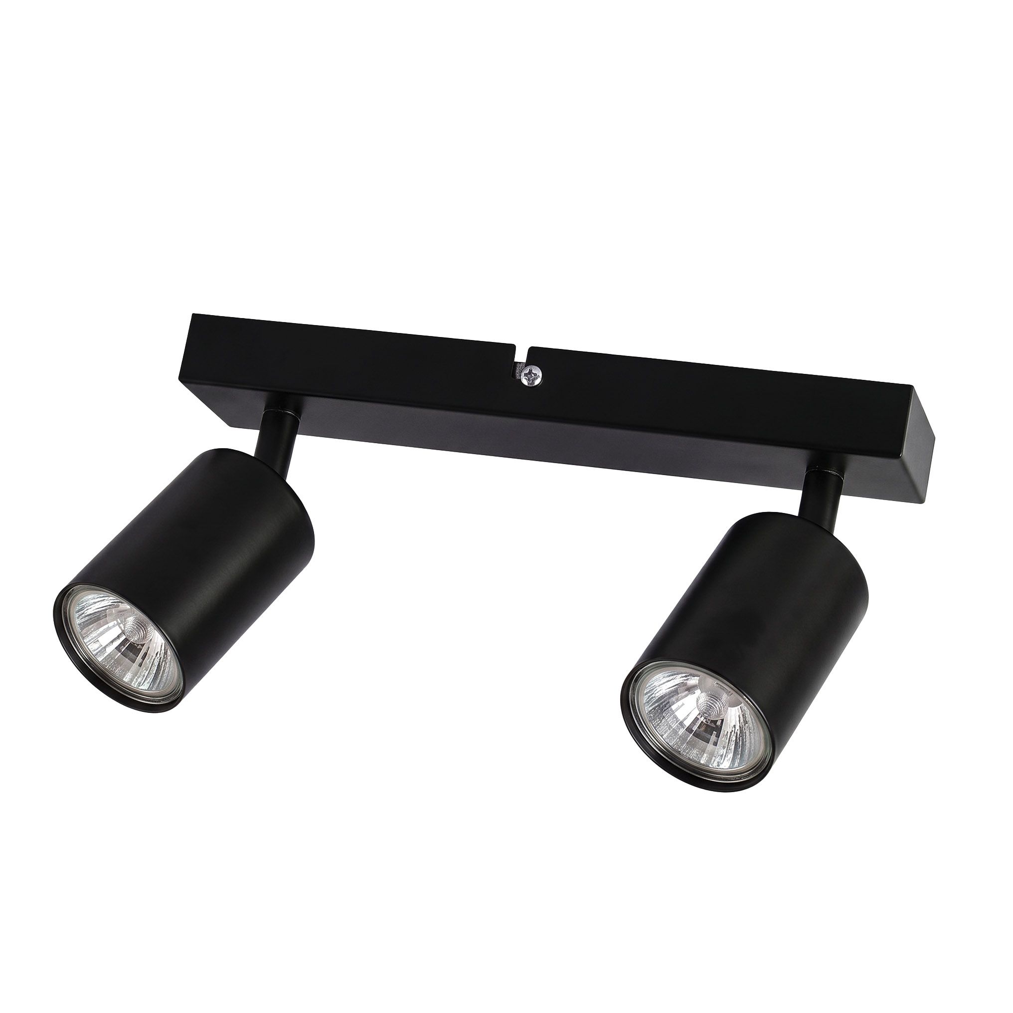 Toolight JNH029-2C, stropné bodové svietidlo, 2× GU10, 26 cm, čierna, OSW-56216