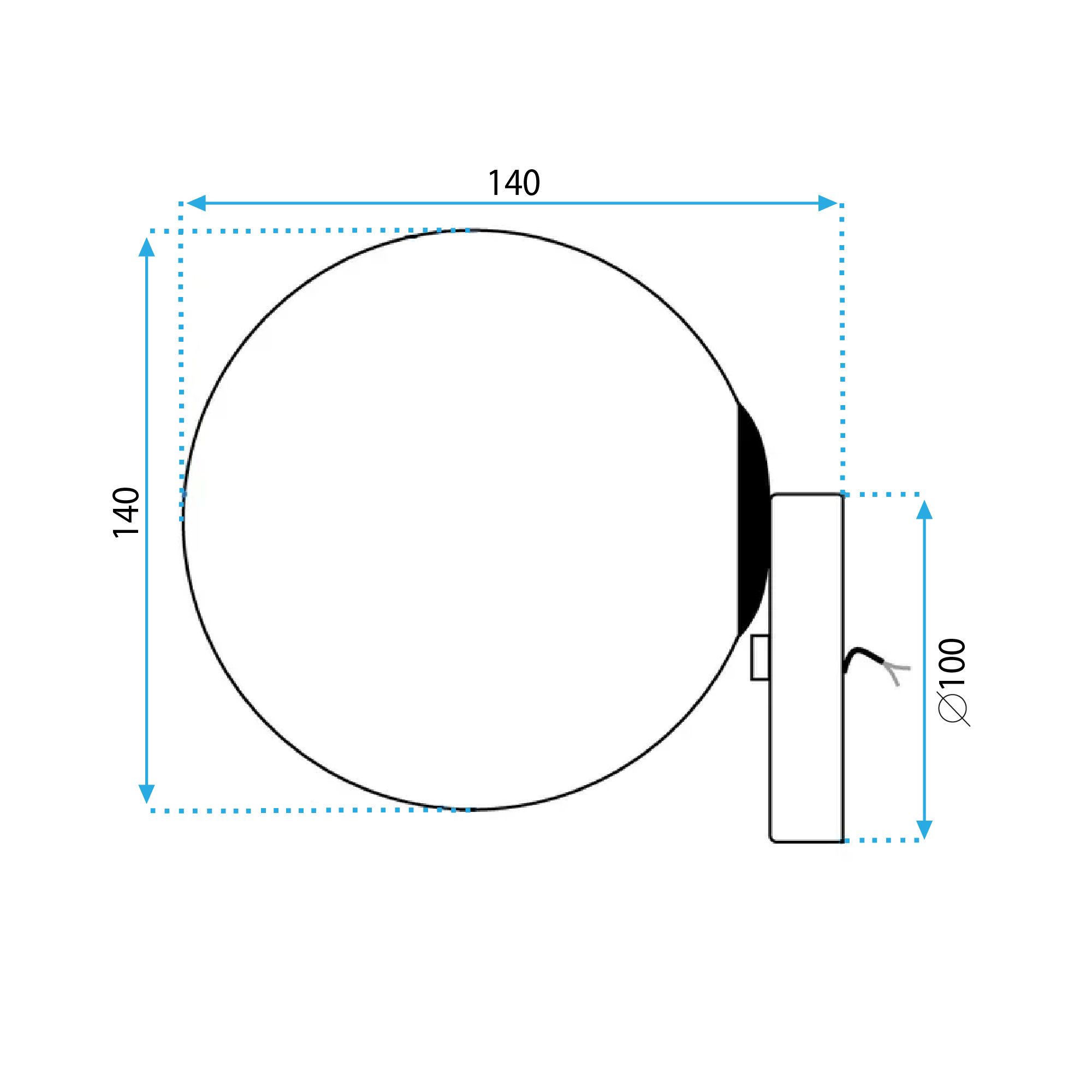 Toolight, sklenená nástenná lampa 1xE27 APP950-1W, zlatá, OSW-06684