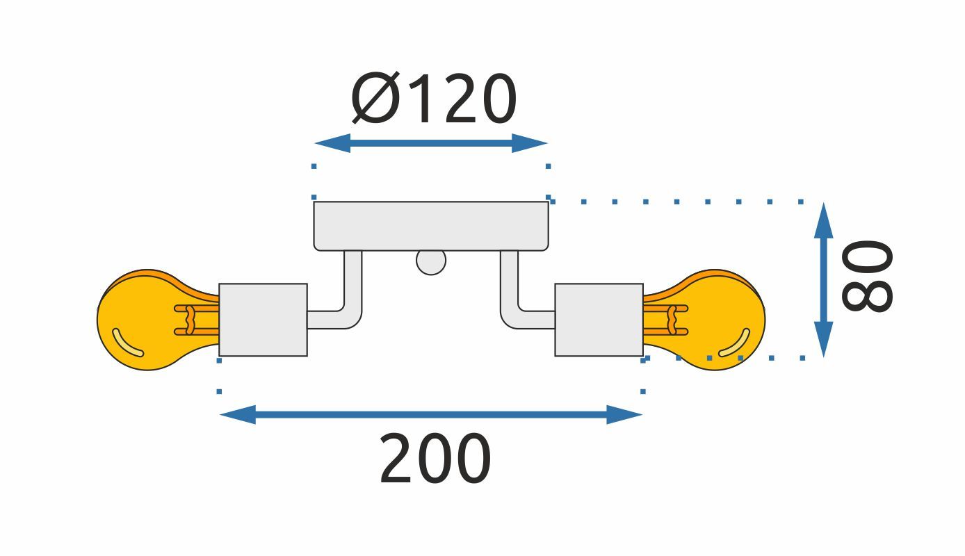 Toolight, Trojité stropné kovové svietidlo Gold APP704-3C, zlatá, OSW-05203