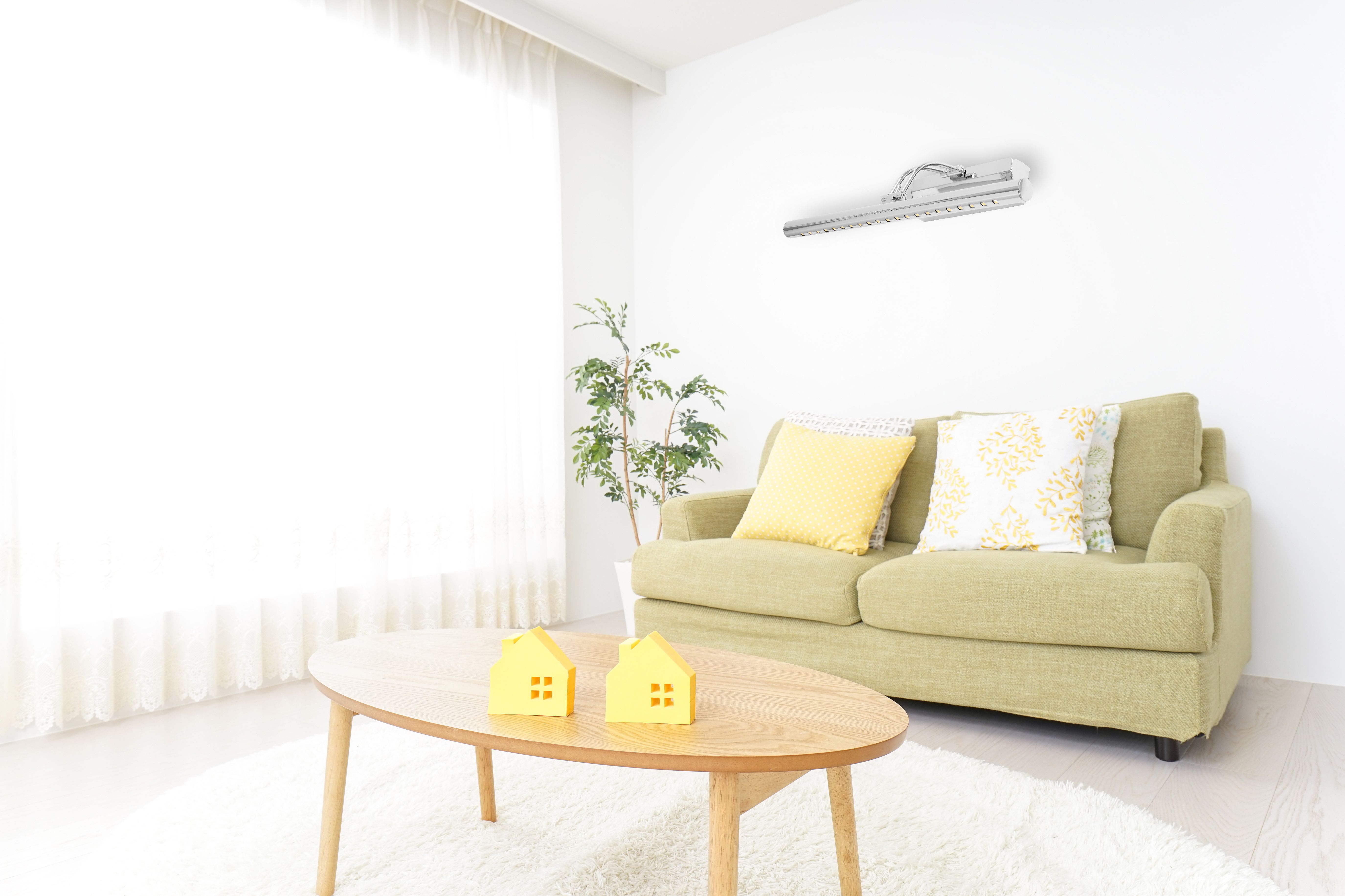 Toolight, LED kúpeľnové svietidlo nad zrkadlo 5W 40CM APP364-1W, chróm, OSW-08430