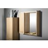 Aqualine, ZOJA/KERAMIA FRESH galérka s LED osvetlením 60x60x14cm, ľavá,dub platin, 45027