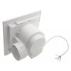 Sapho, TECTO kúpeľňový stropný ventilátor axiálny, 20W, potrubie 100mm, biela, časovač, TC202