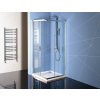 Polysan, EASY LINE obdĺžniková sprchová zástena 900x800mm, číre sklo, EL5315