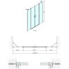 Polysan, ZOOM LINE sprchové dvere 1600mm, číre sklo, ZL1416