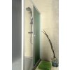 Aqualine, AMADEO posuvné sprchové dvere 1100 mm, sklo BRICK, BTS110
