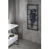 Sapho, SKA Nástenný držiak uterákov, 450x1150x100mm, čierna mat, SKA501