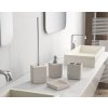 Gedy, QUADROTTO WC kefa na postavenie, tortora, QU3366