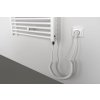 Aqualine, DIRECT-E elektrické vykurovacie teleso, rovné, 600x1320 mm, 600W, biela, ILE36T