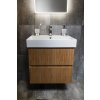 Sapho, FILENA umývadlová skrinka 57x51,5x43cm, dub, FID1260D