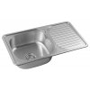 Aqualine, Nerezový drez 76x18x42cm, AQ7642B